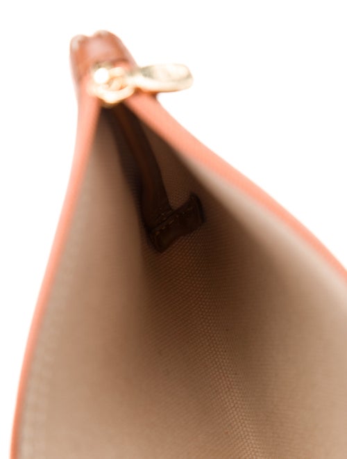 MCM Visetos Wristlet Leather Wallet