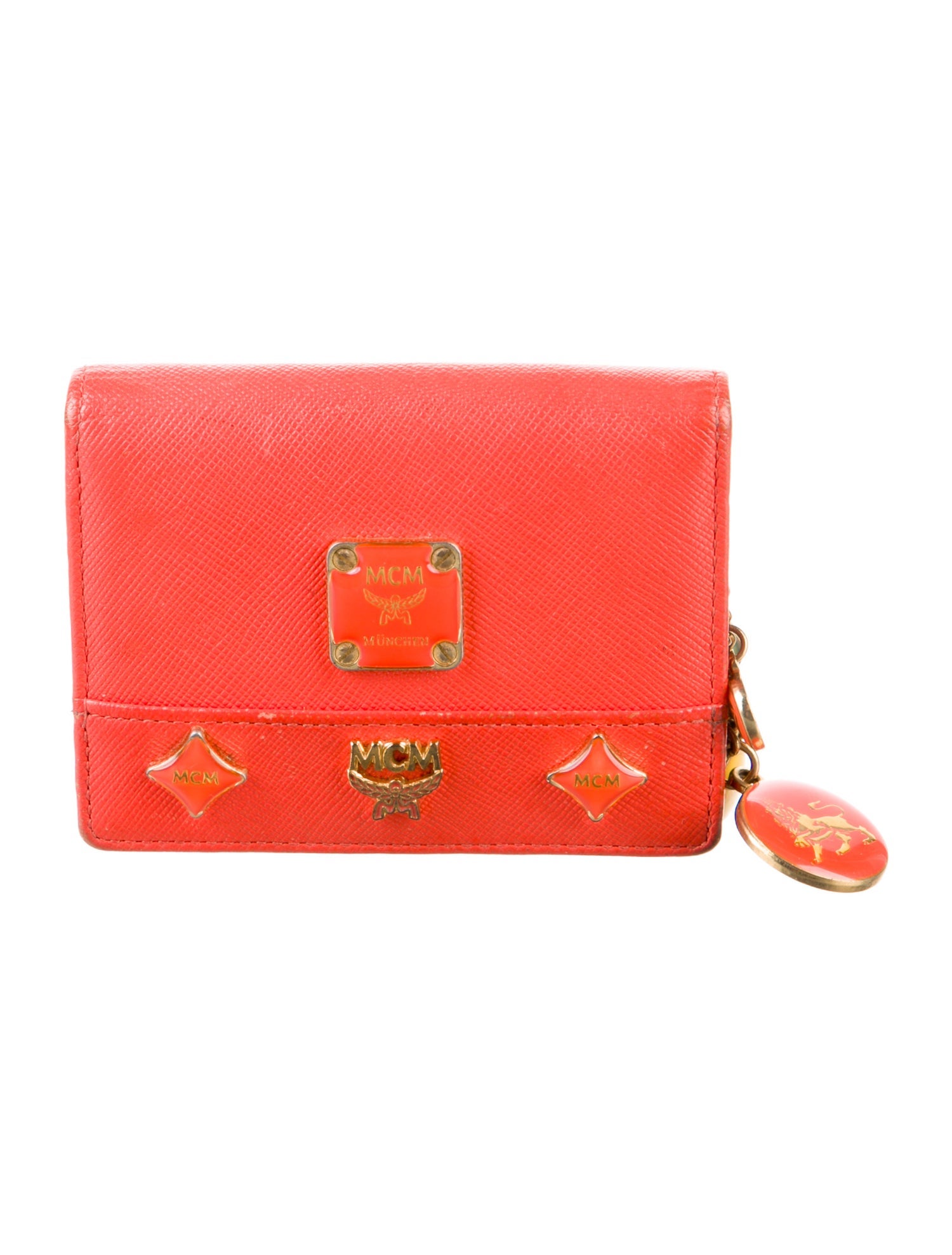 MCM Canvas Compact Wallet