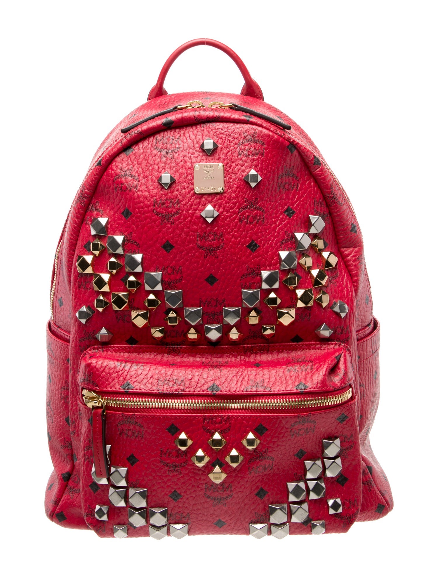 MCM Leather Backpack