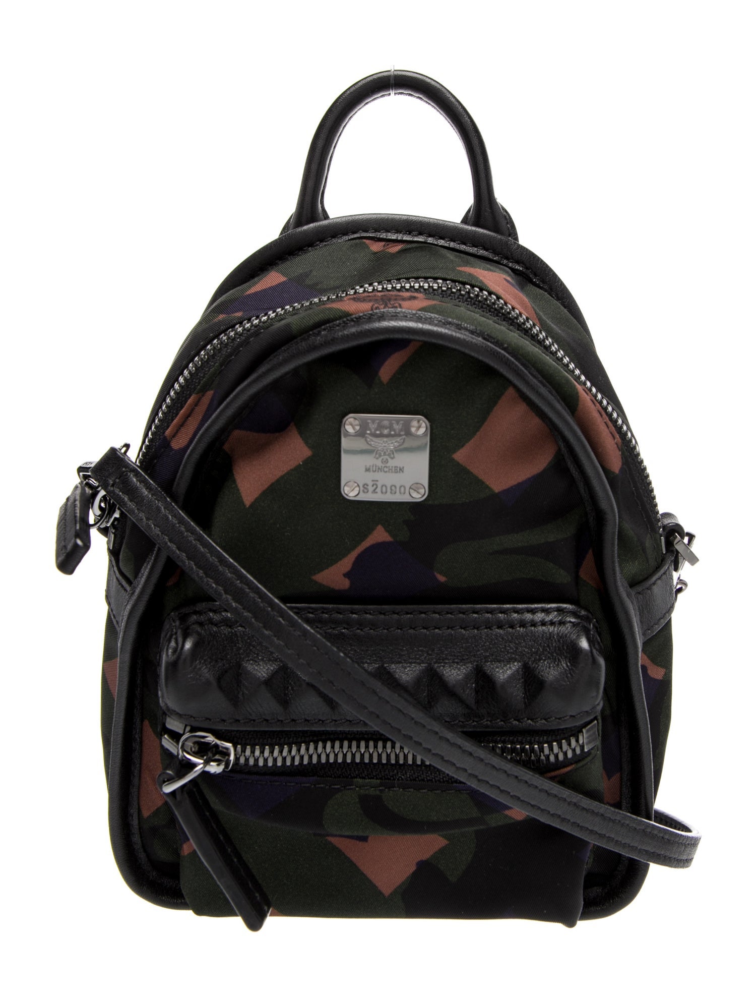 MCM Monogram Top Handle Bag