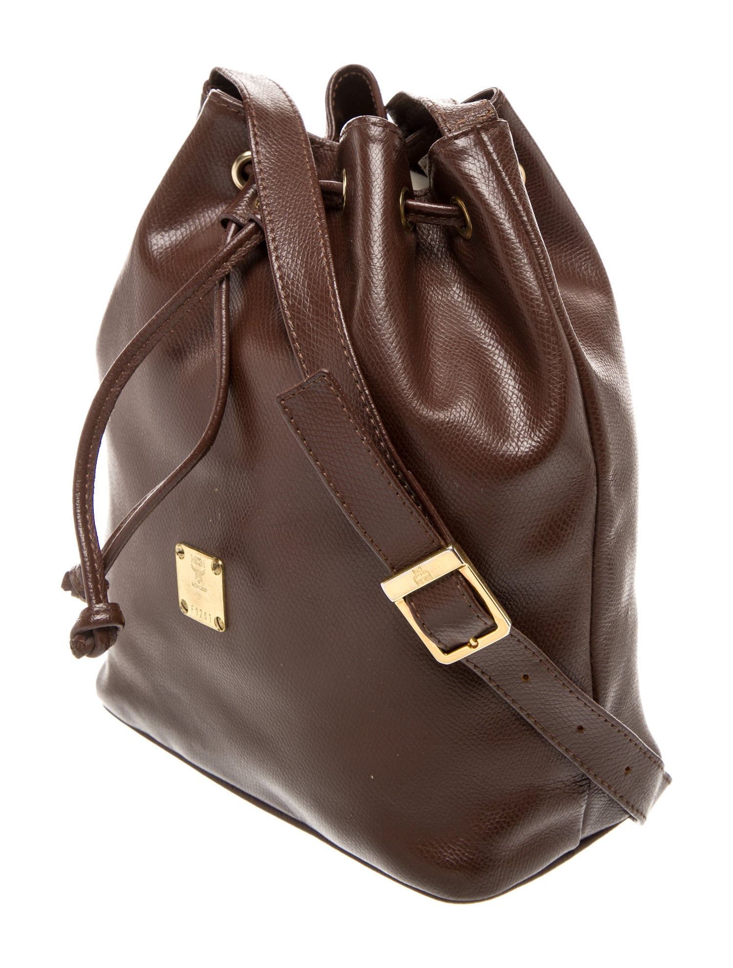 MCM Visetos Bucket Bag