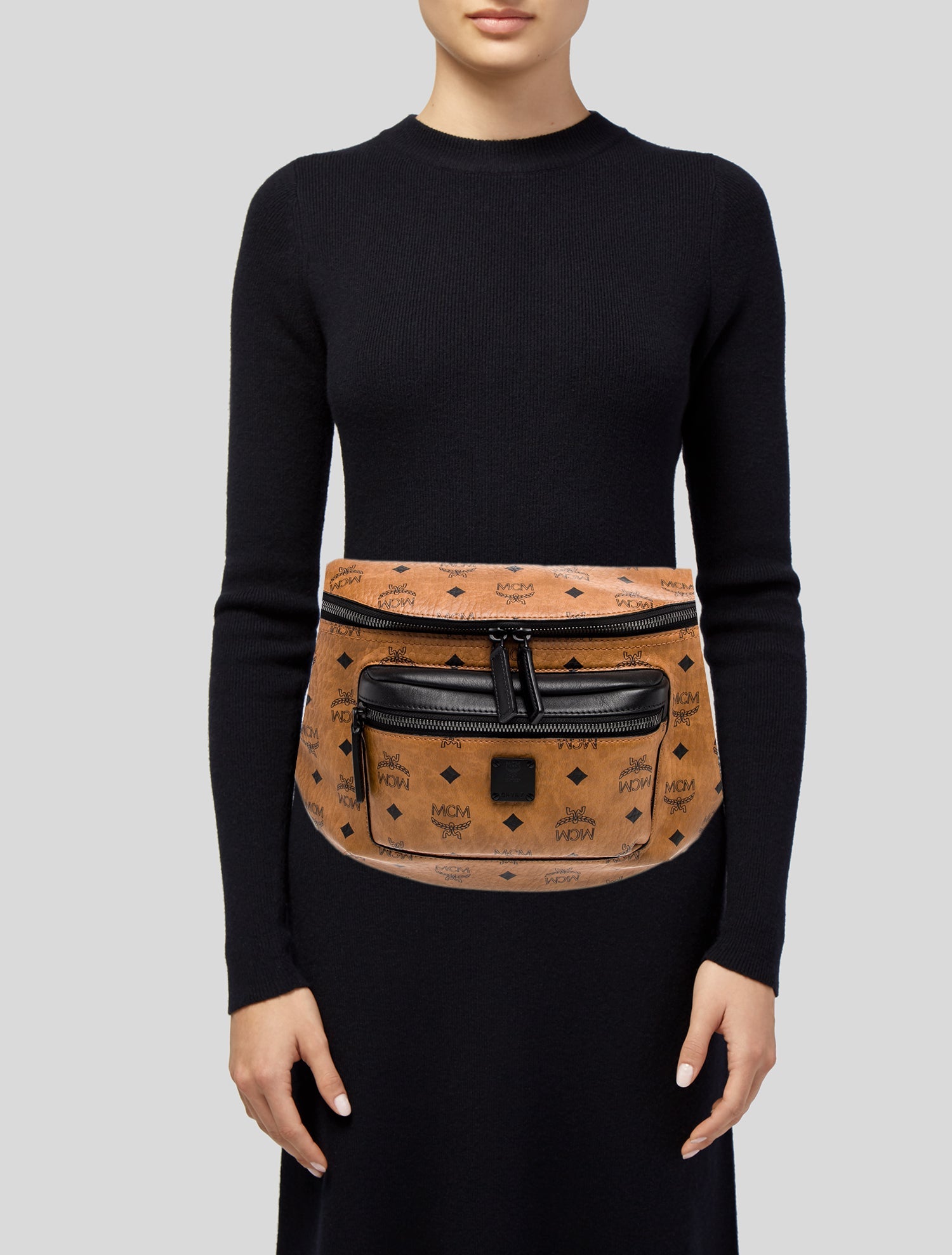 MCM Visetos Belt Bag
