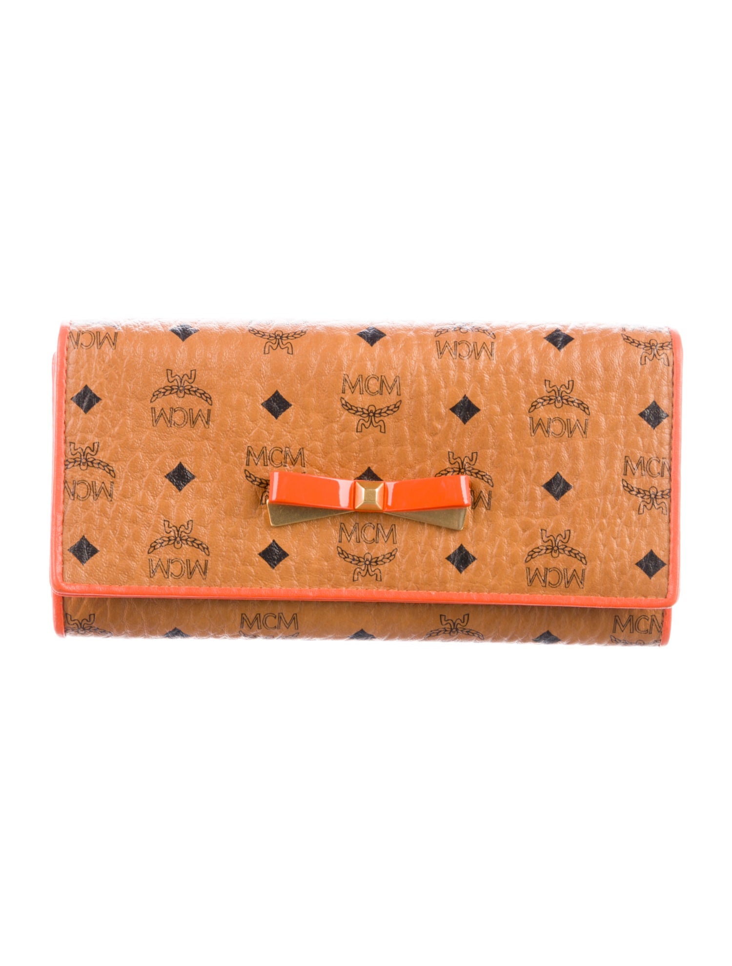 MCM Leather Printed Wallet