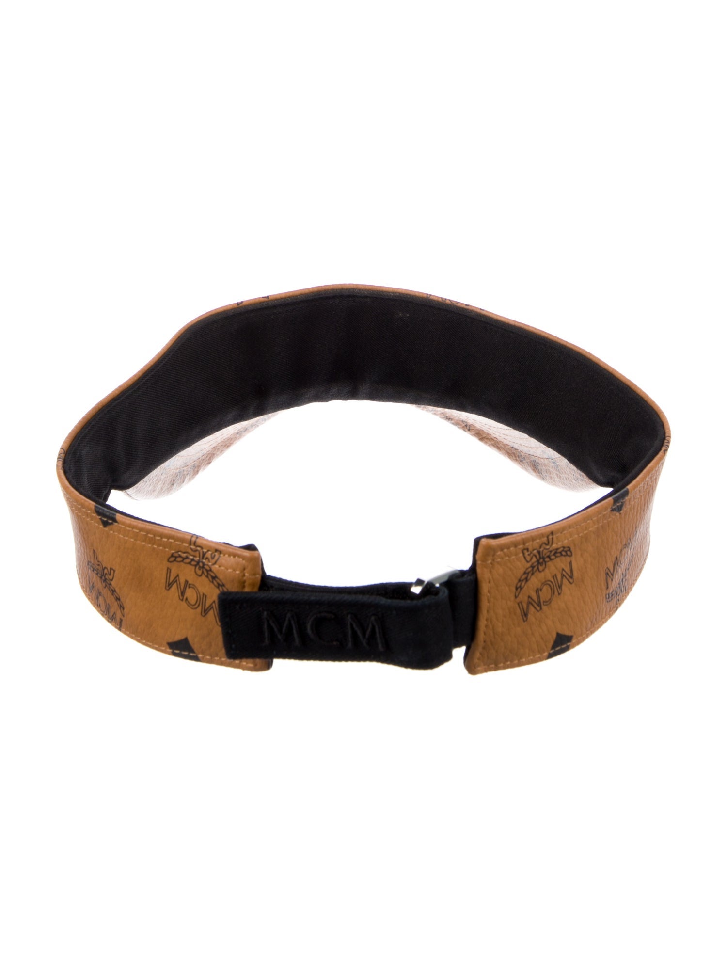 MCM Leather Logo Hat