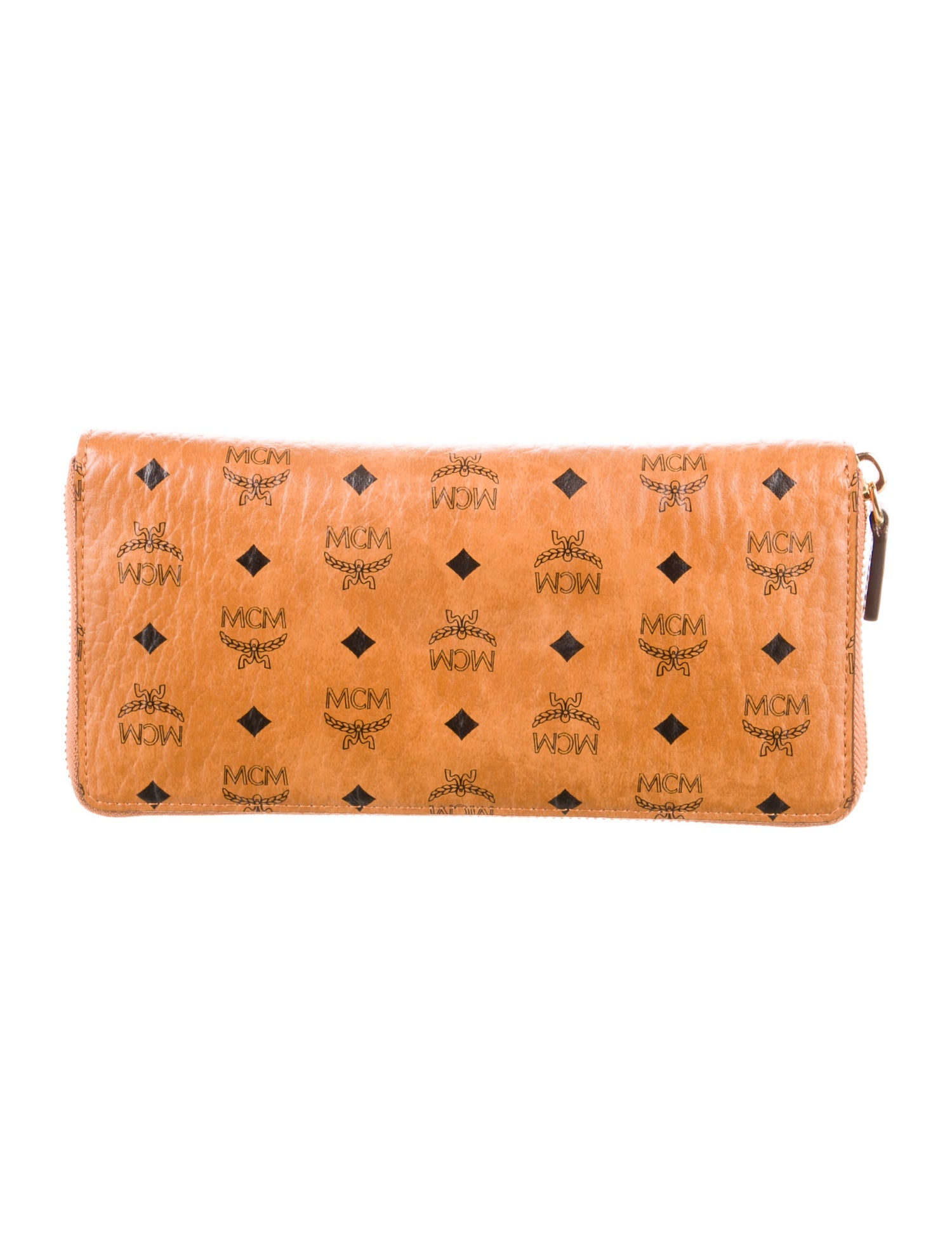 MCM Monogram Pattern Leather Wallet