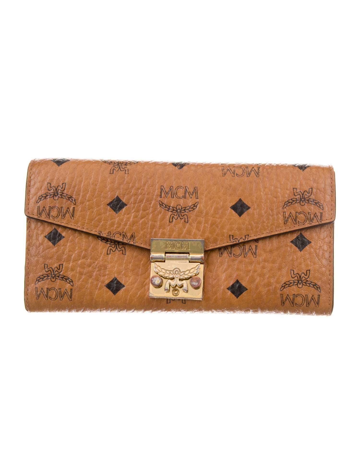 MCM Leather Printed Wallet