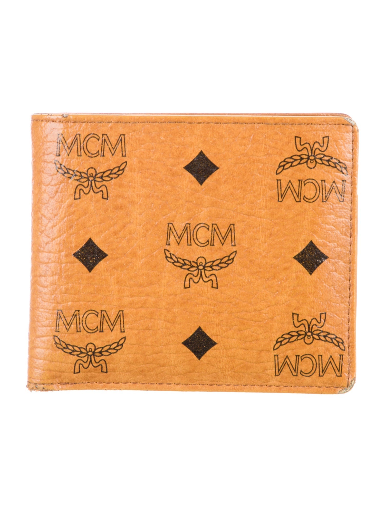 MCM Leather Printed Bifold Wallet