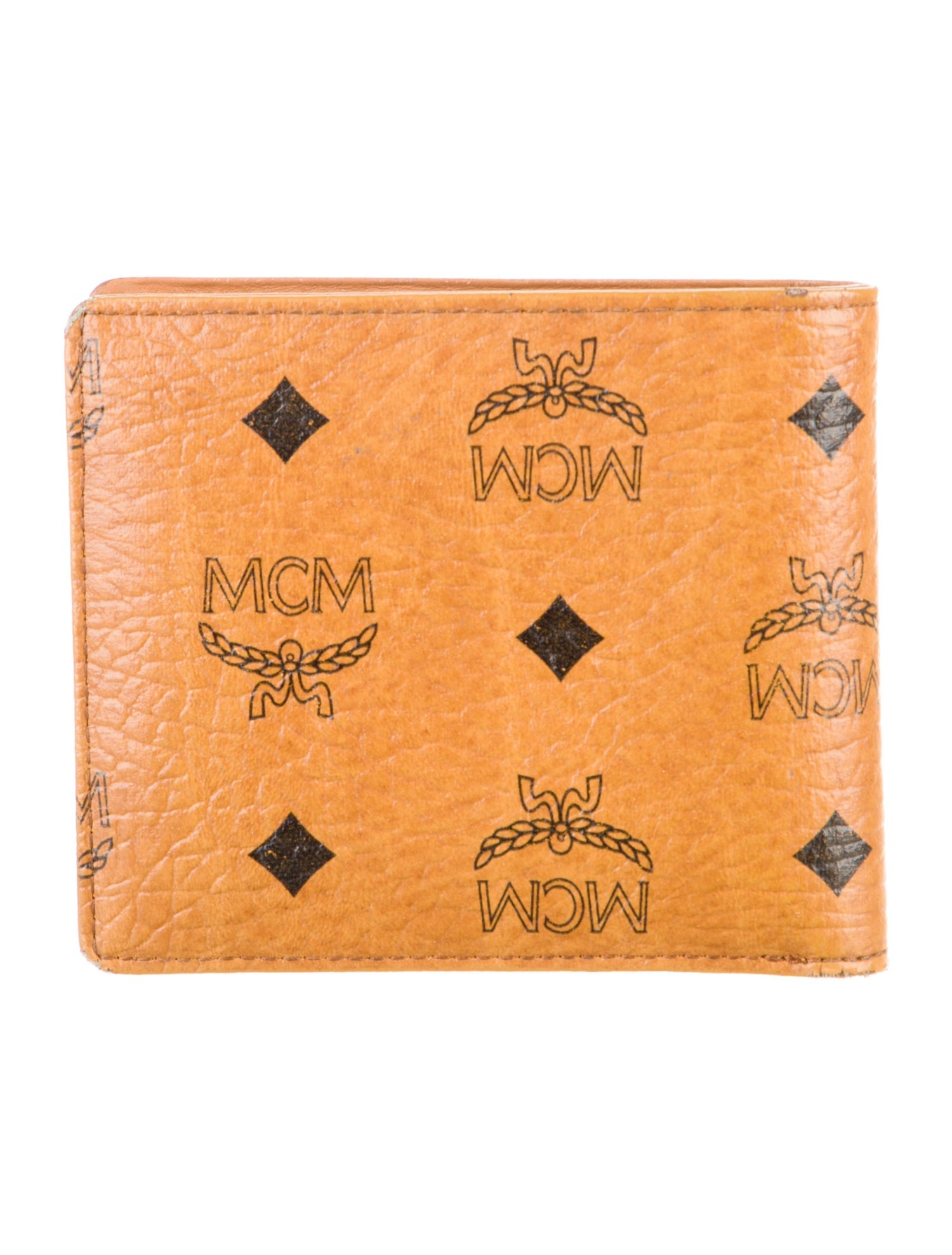 MCM Leather Printed Bifold Wallet