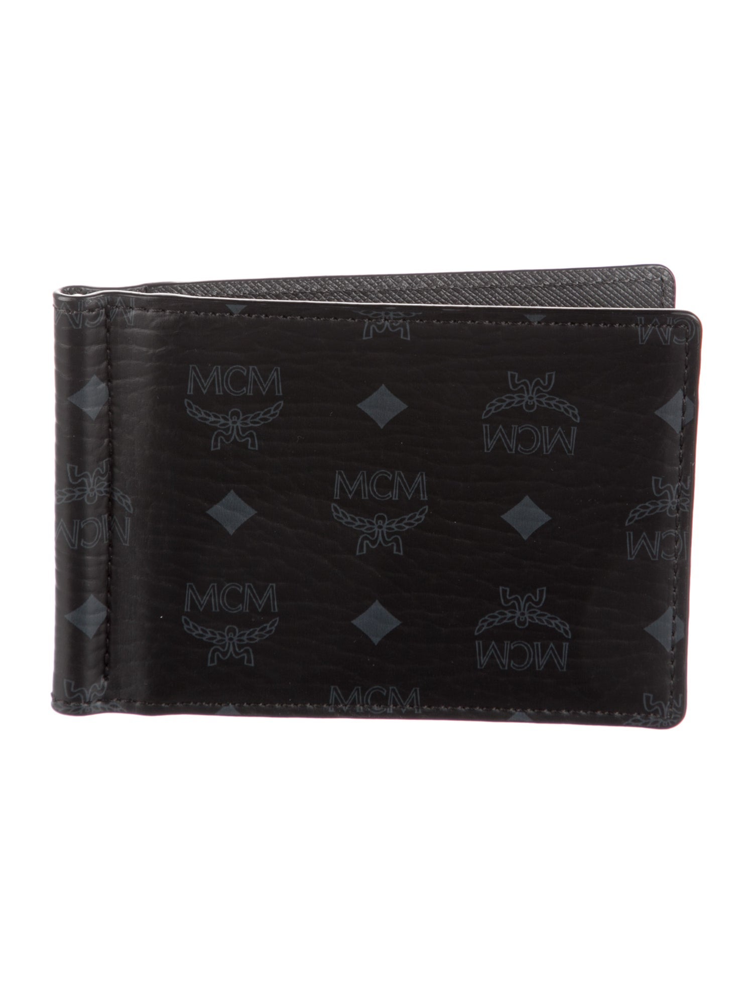 MCM Leather Printed Bifold Wallet