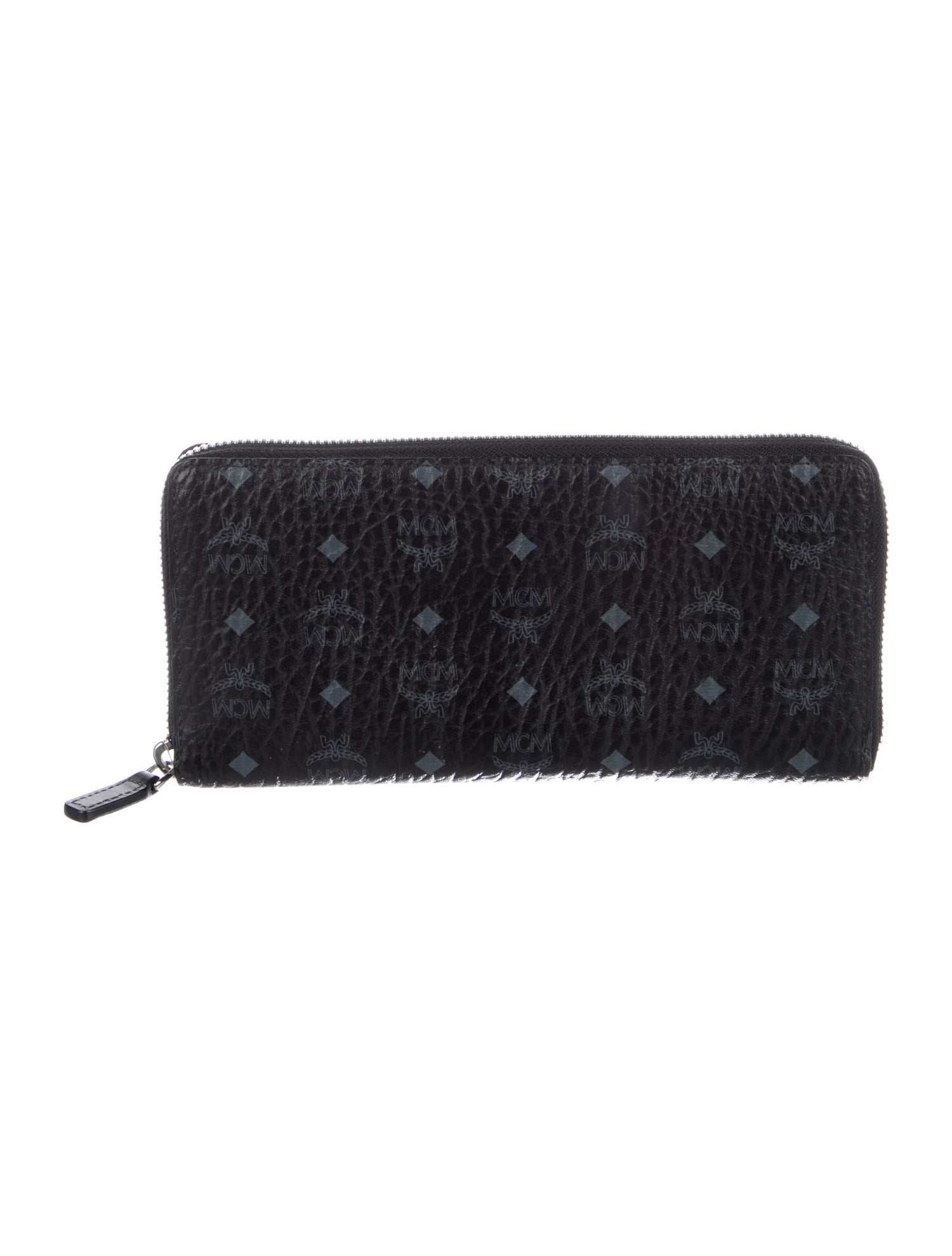 MCM Visetos Leather Continental Wallet