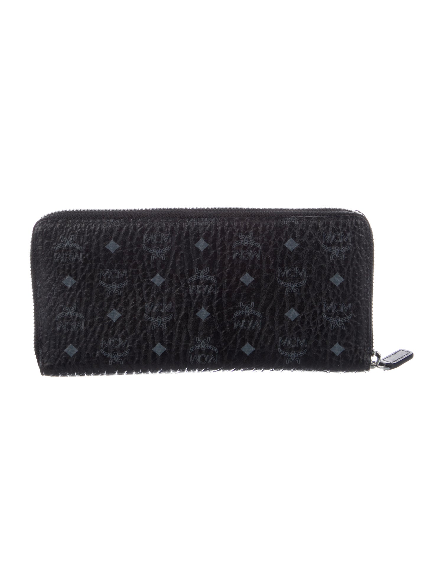 MCM Visetos Leather Continental Wallet