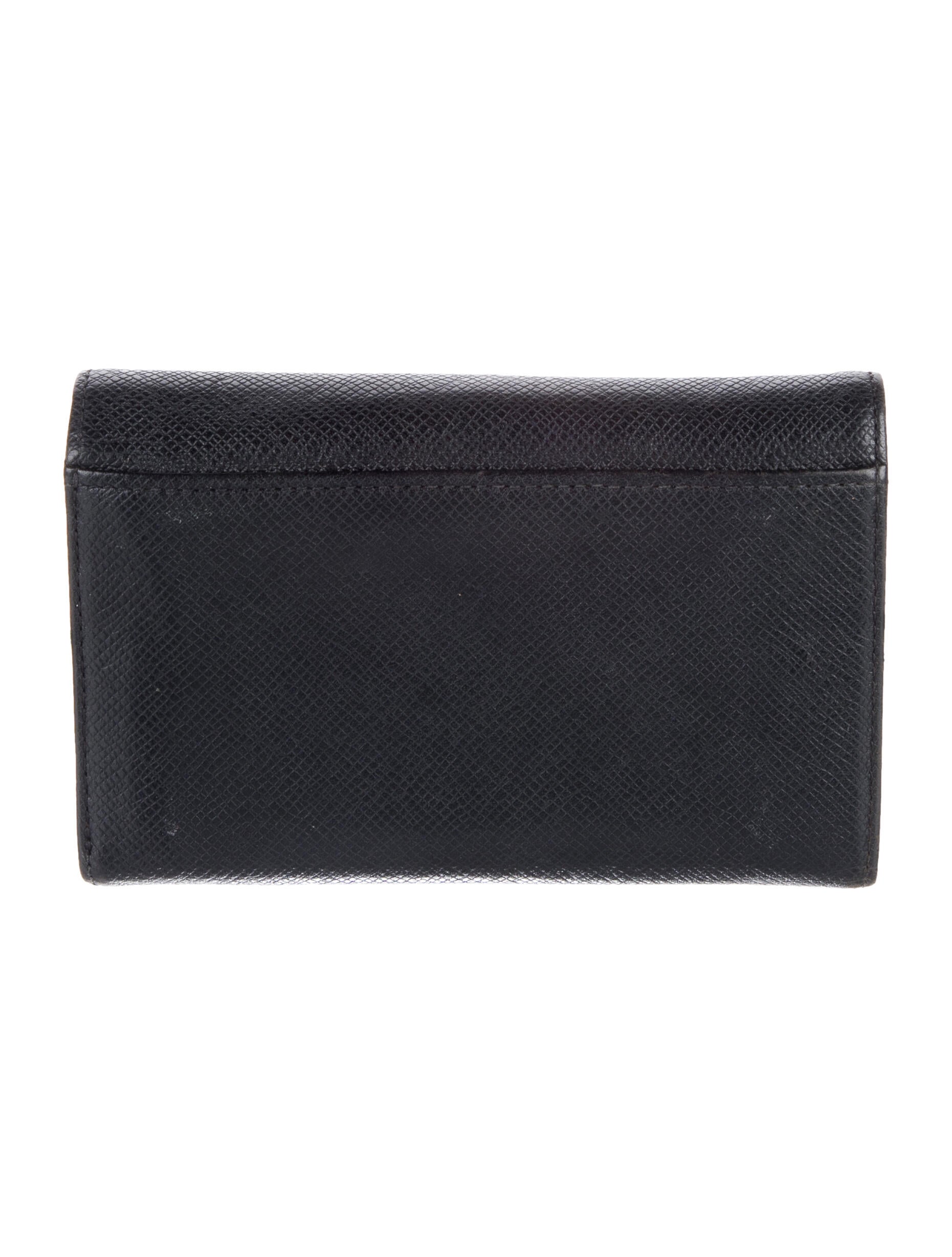 MCM Leather Printed Trifold Wallet