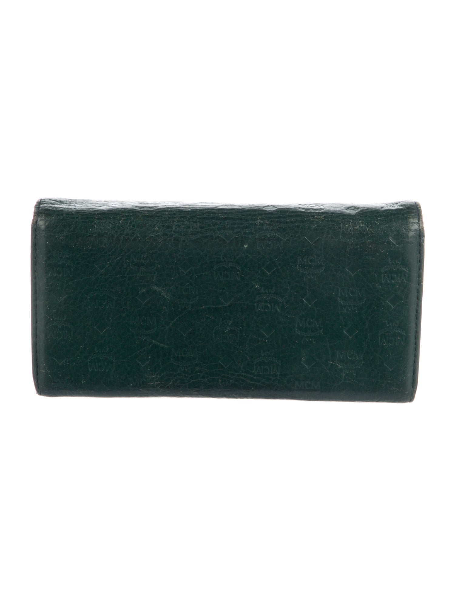 MCM Leather Patterned Trifold Wallet