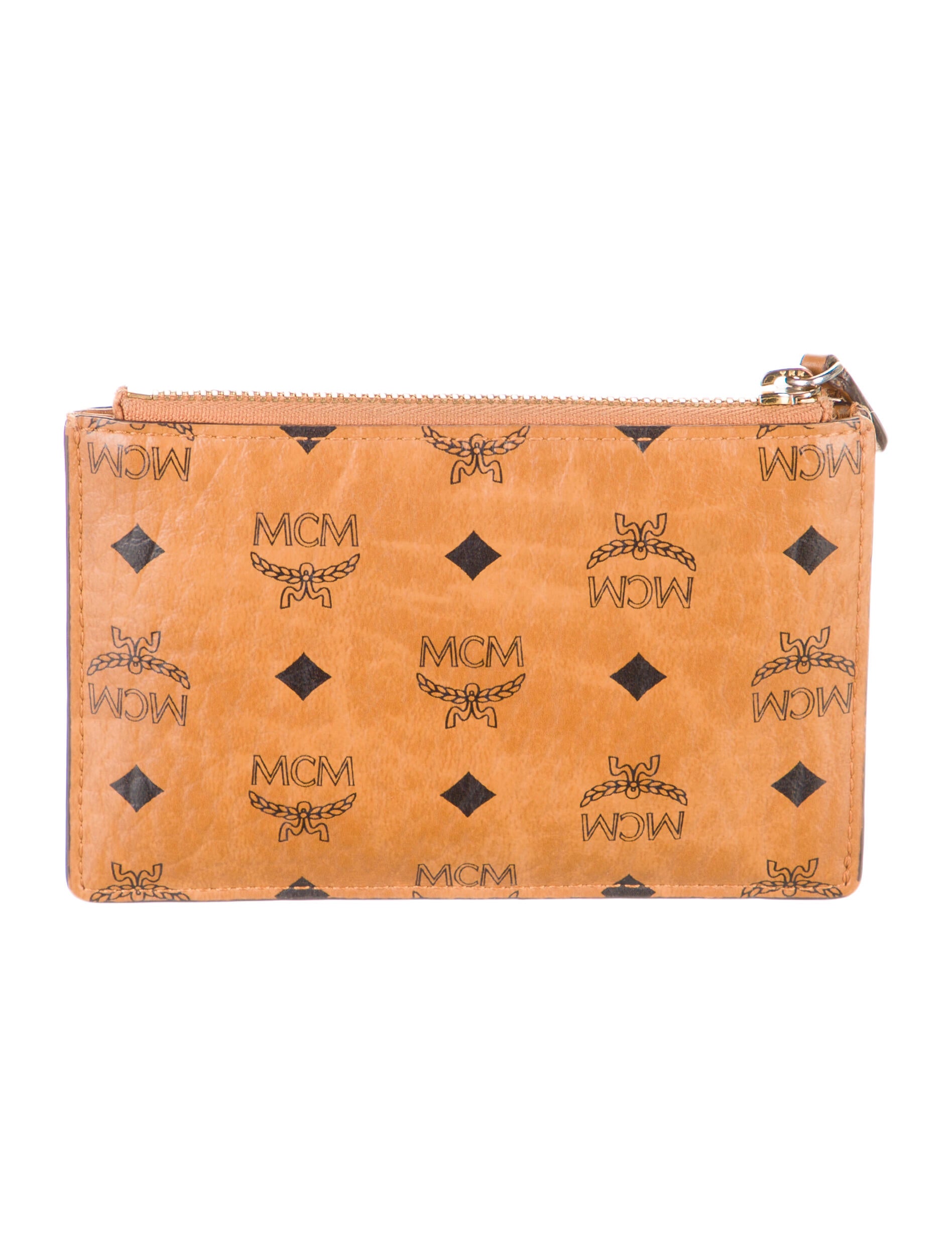 MCM Monogram Pattern Leather Wallet