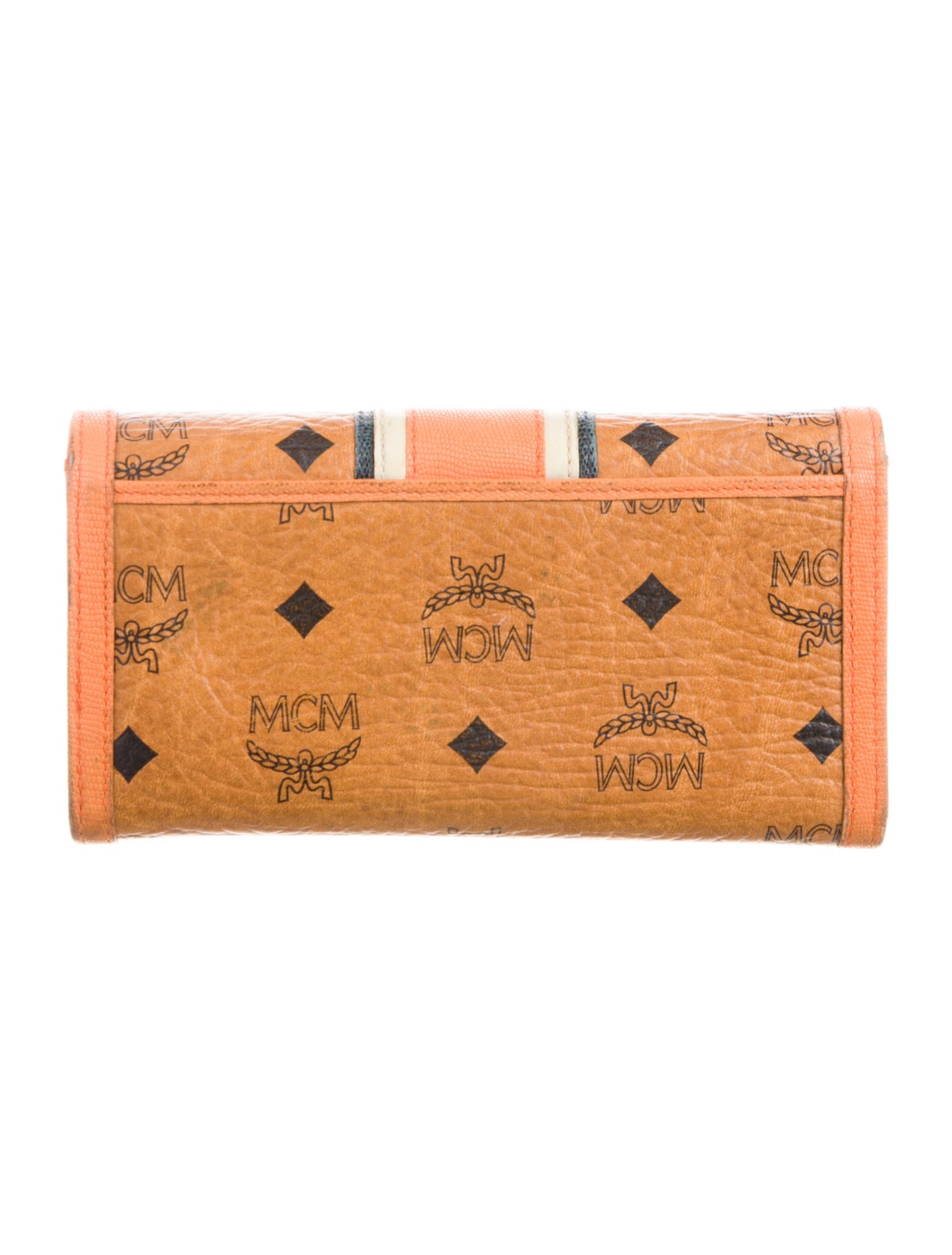 MCM Leather Printed Continental Wallet