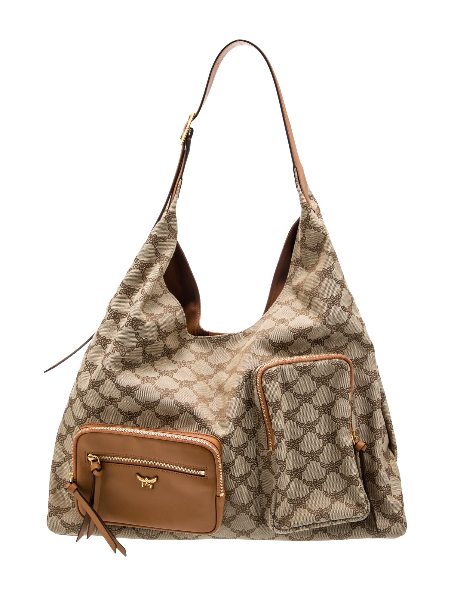 MCM Canvas Canvas Hobo w/ Tags