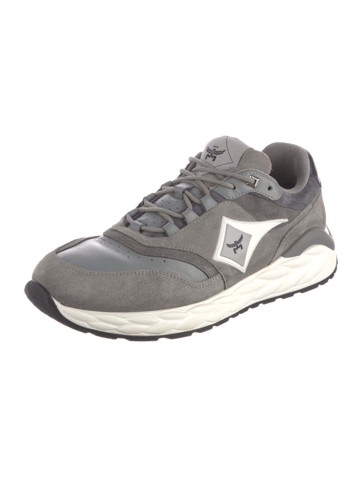 MCM Leather Printed Sneakers