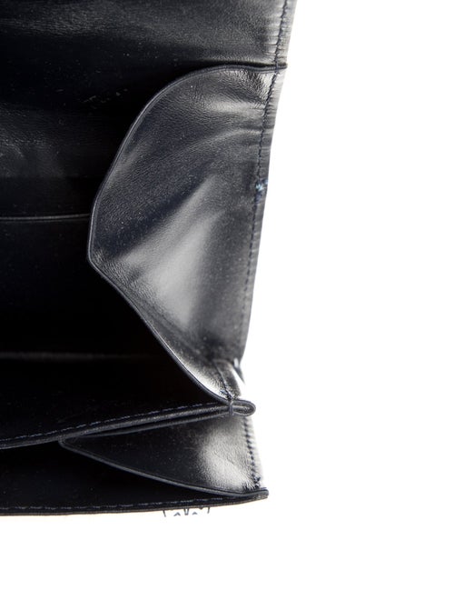 MCM Leather Printed Compact Wallet