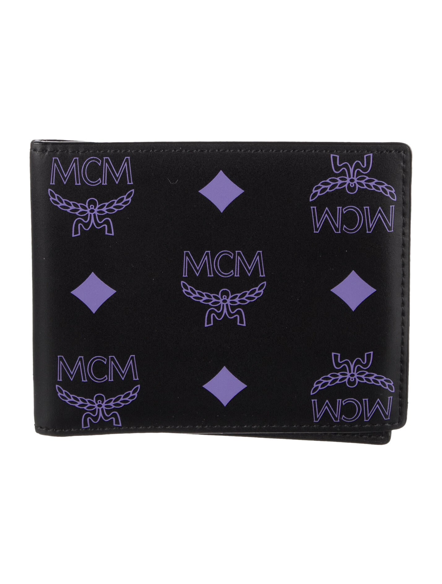 MCM Leather Printed Bifold Wallet