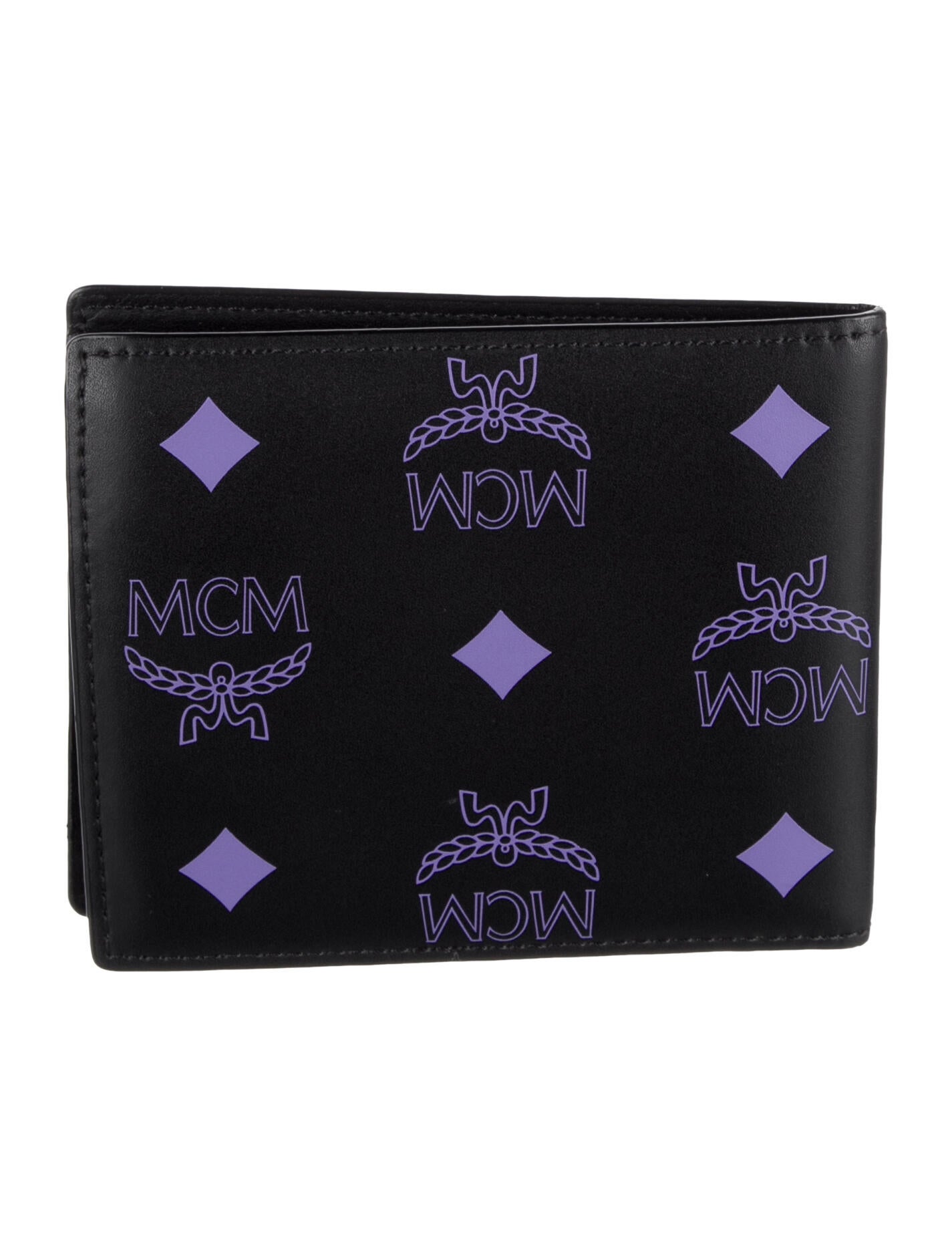 MCM Leather Printed Bifold Wallet