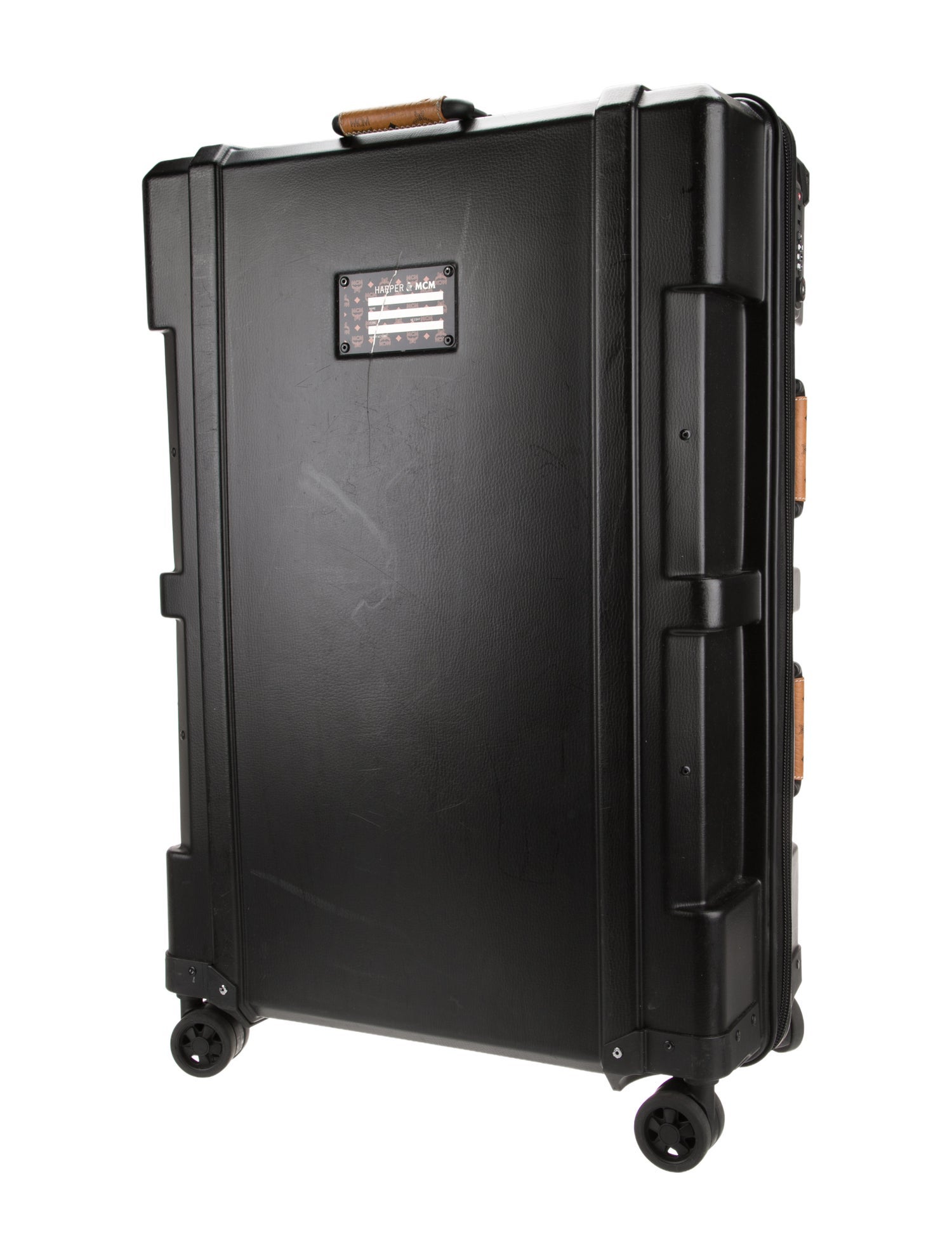 MCM Plastic Monogram Suitcase