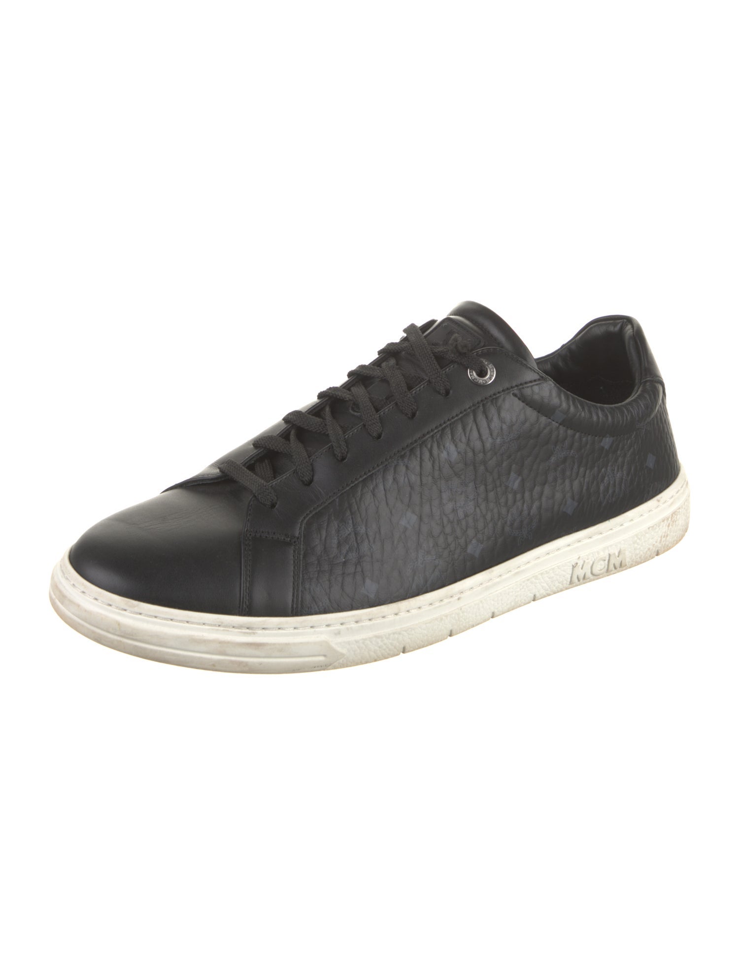 MCM Leather Printed Sneakers