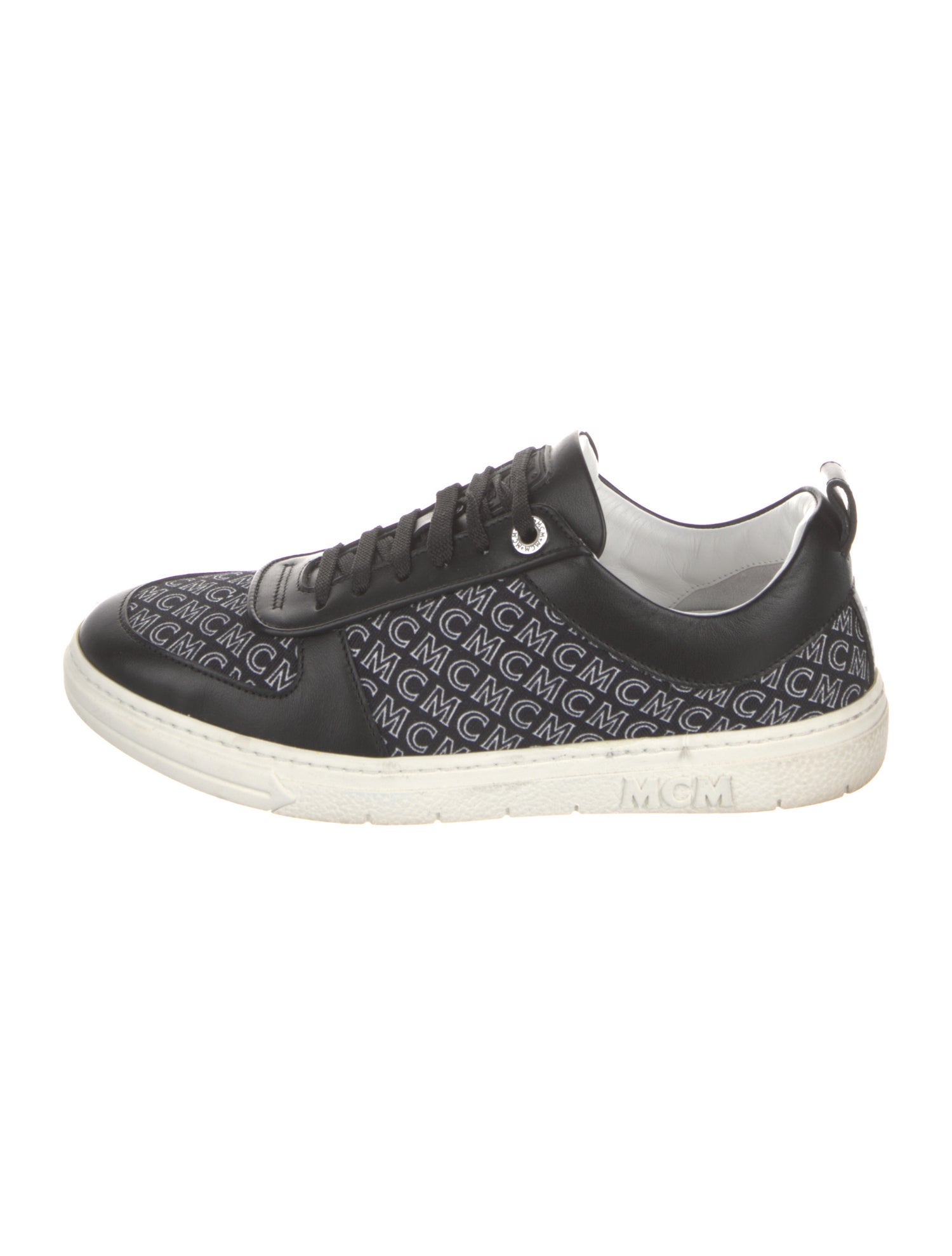 MCM Leather Printed Sneakers