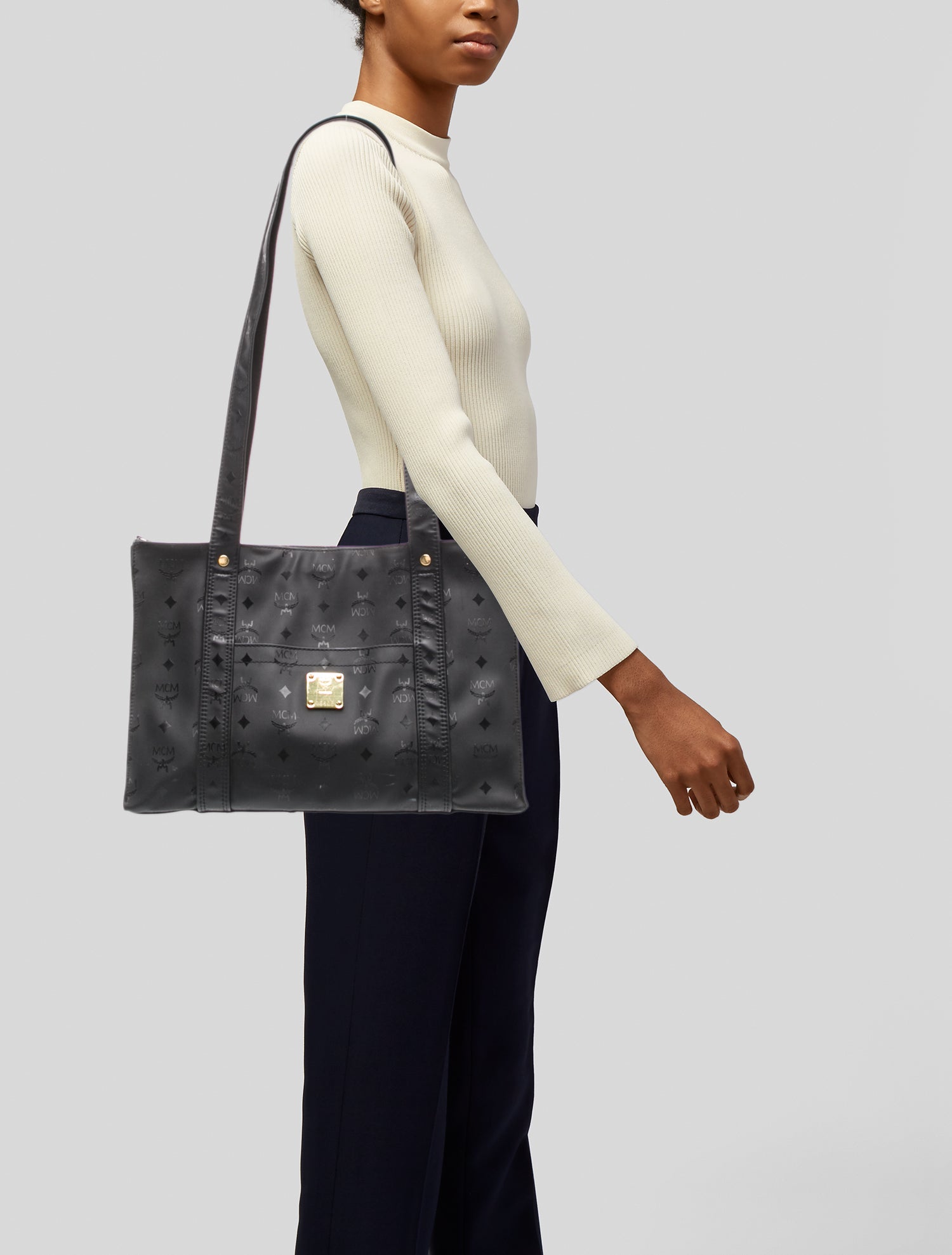 MCM Nylon Messenger Bag