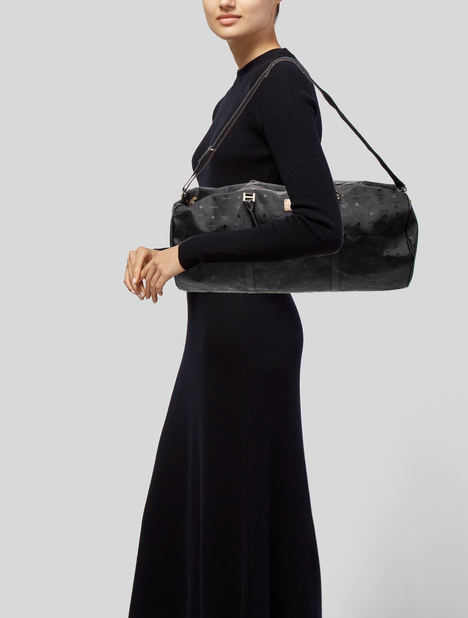 MCM Nylon Weekender Bag