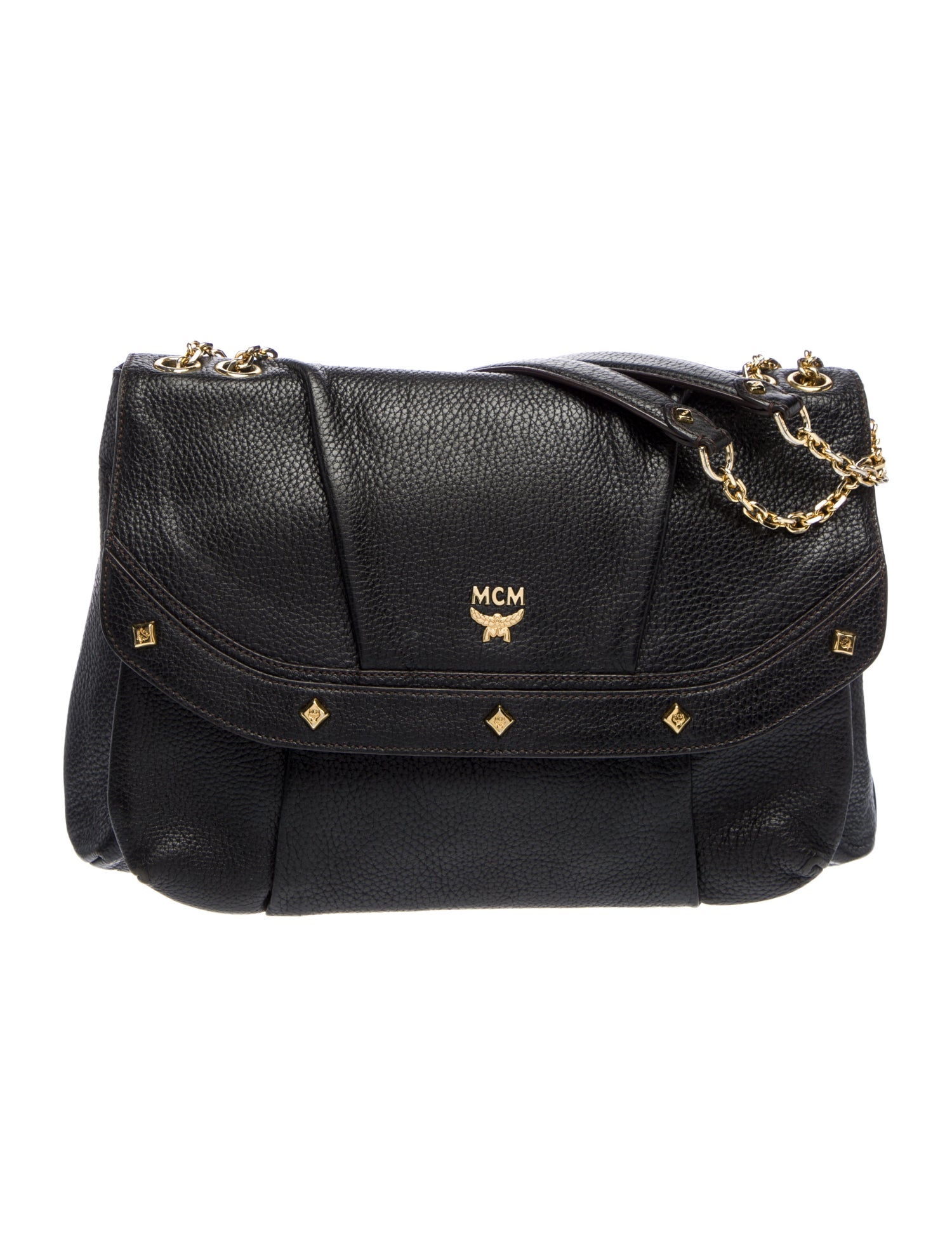 MCM Leather Shoulder Bag