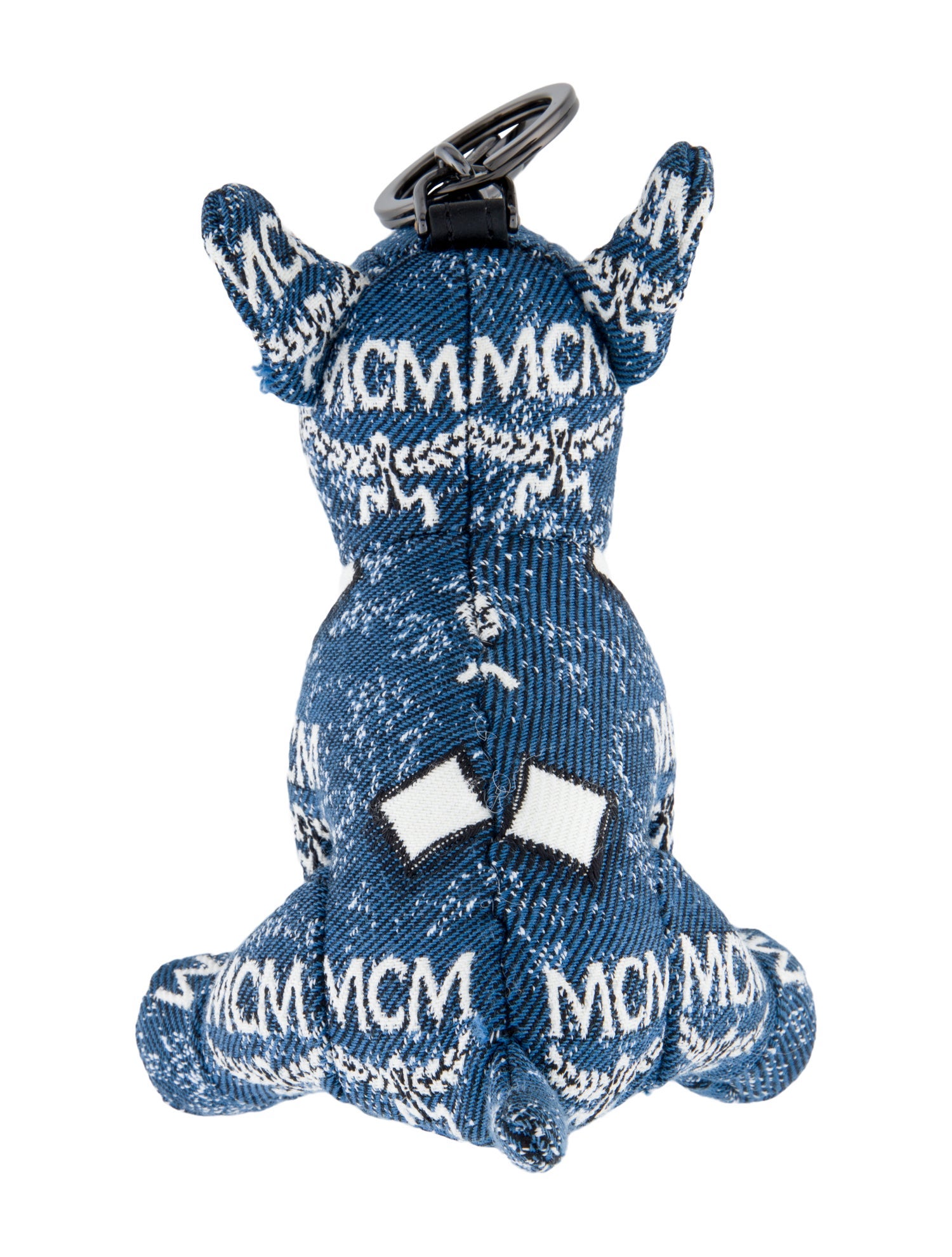 MCM Denim Bear Keychain