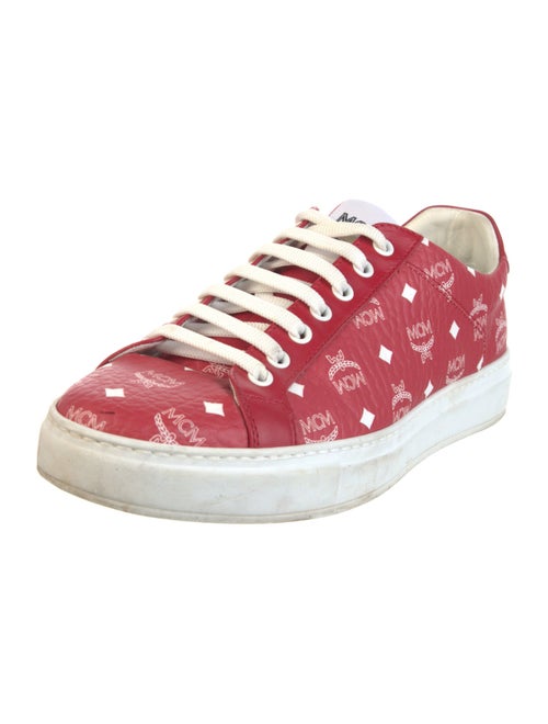 MCM Monogram Pattern Sneakers