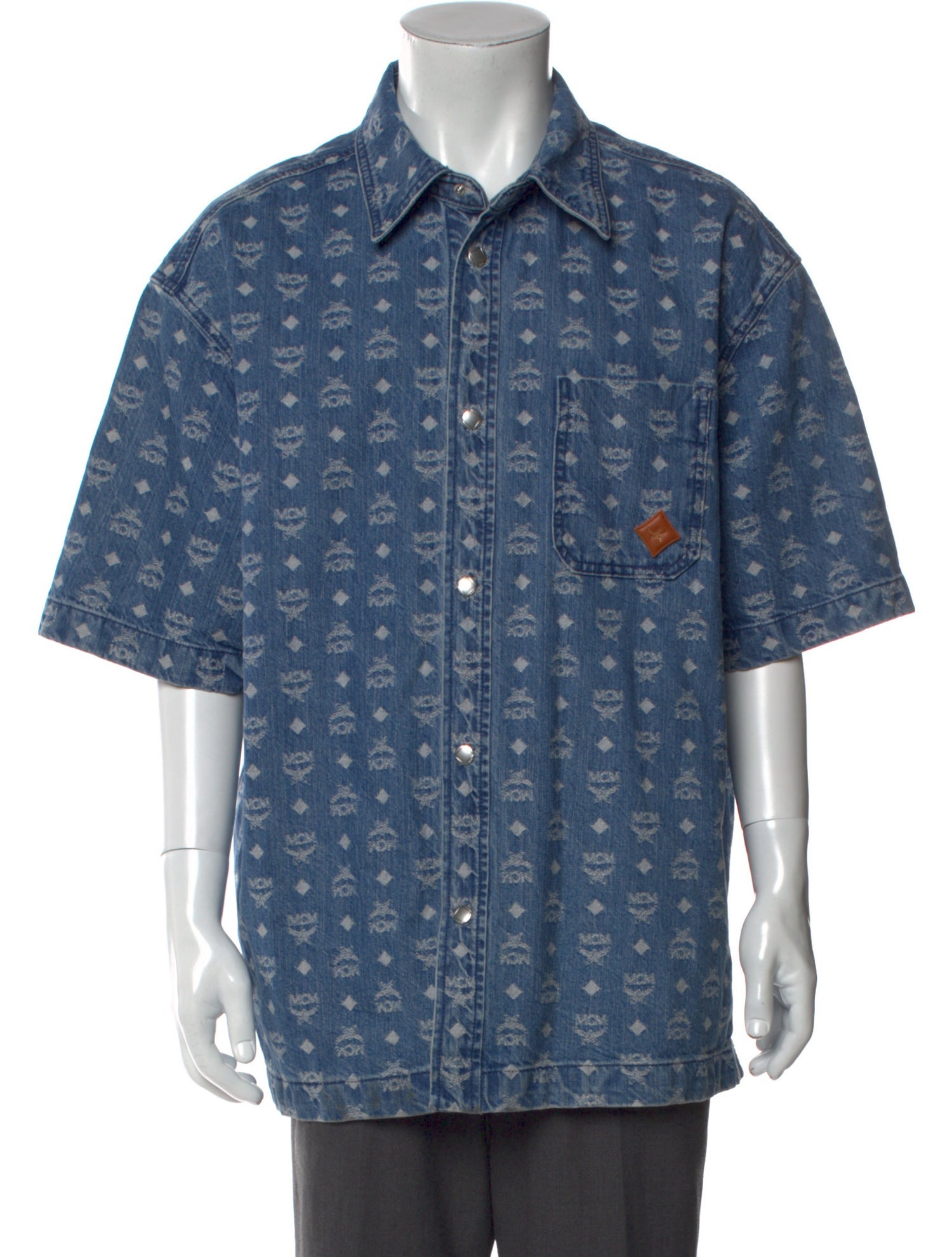 MCM Printed Short Sleeve Shirt