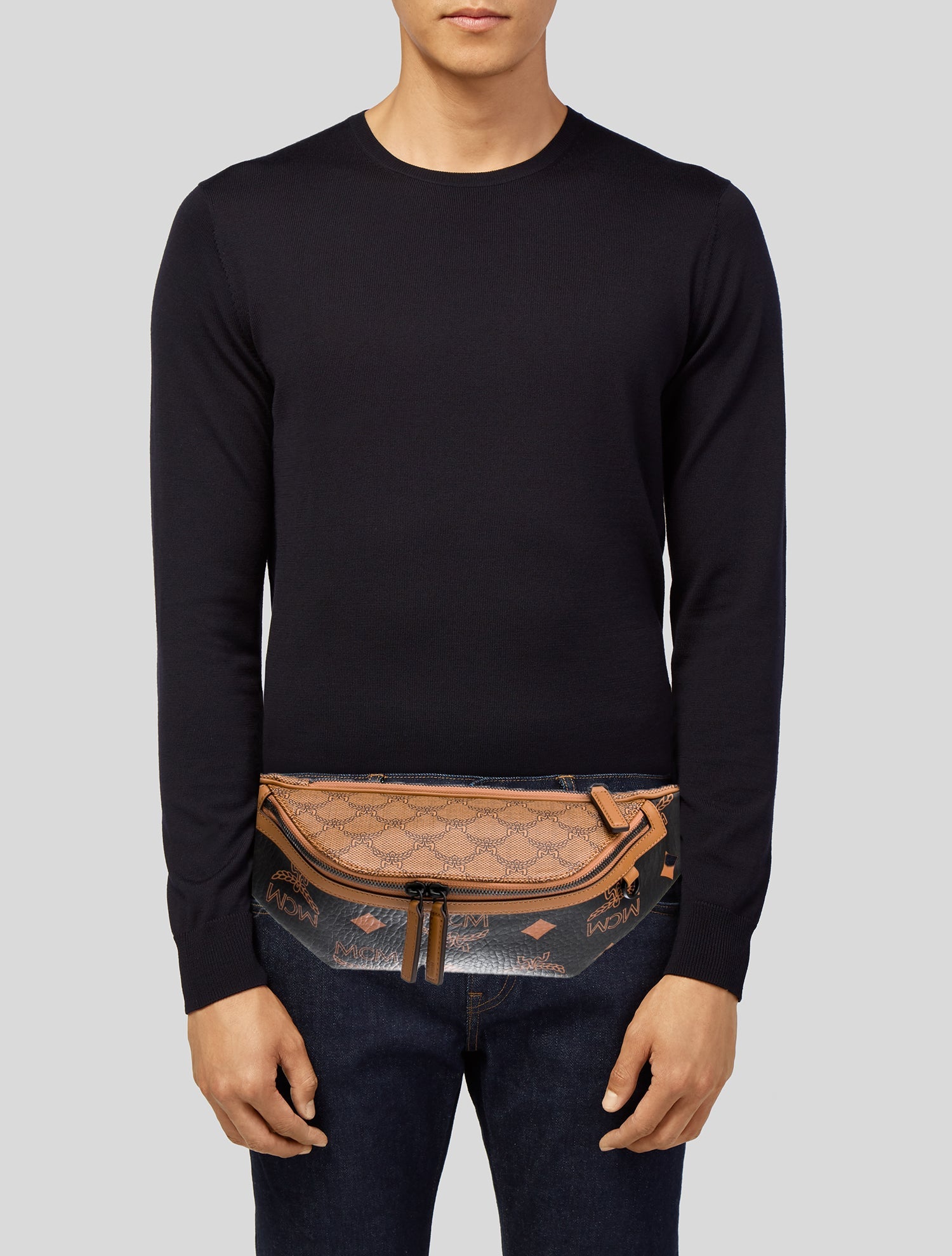 MCM Leather Belt Bag