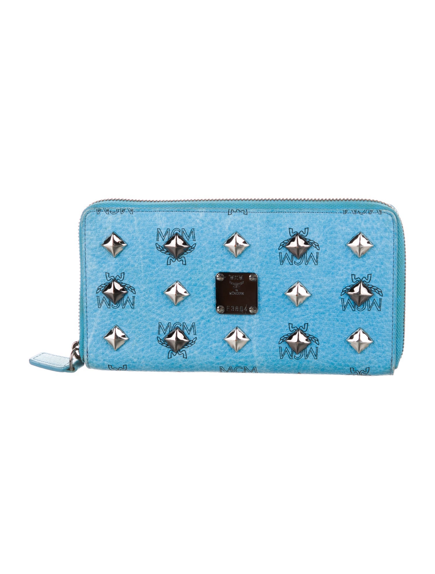 MCM Visetos Leather Continental Wallet