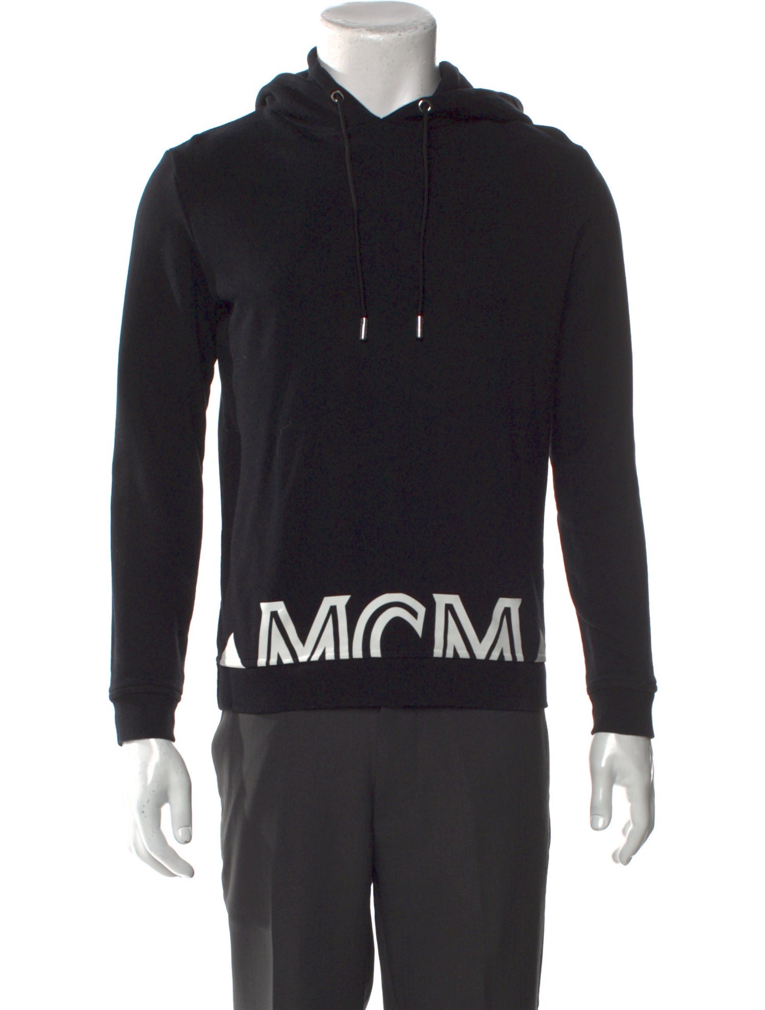 MCM Graphic Print Crew Neck Hoodie