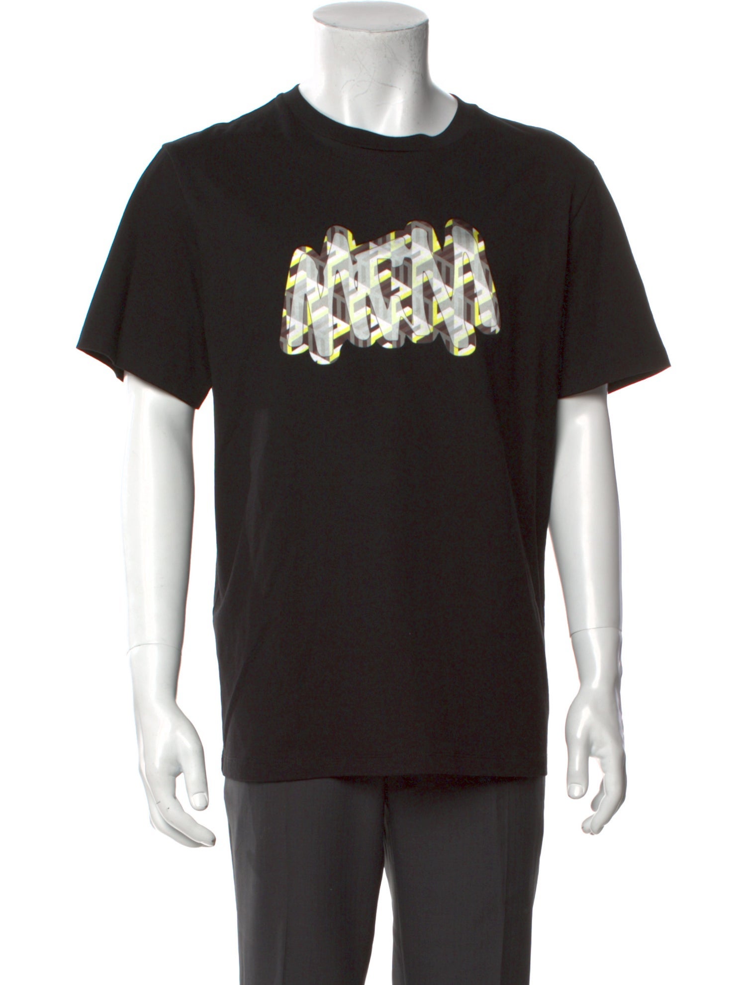 MCM Graphic Print Crew Neck T-Shirt