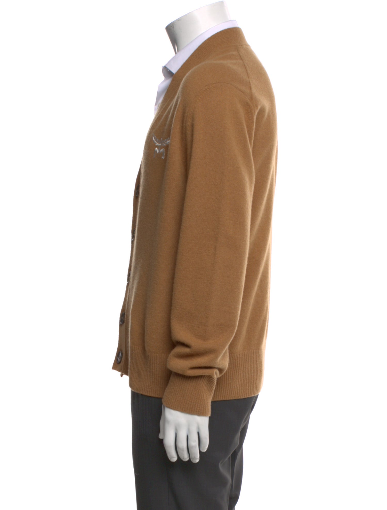 MCM Graphic Print V-Neck Cardigan