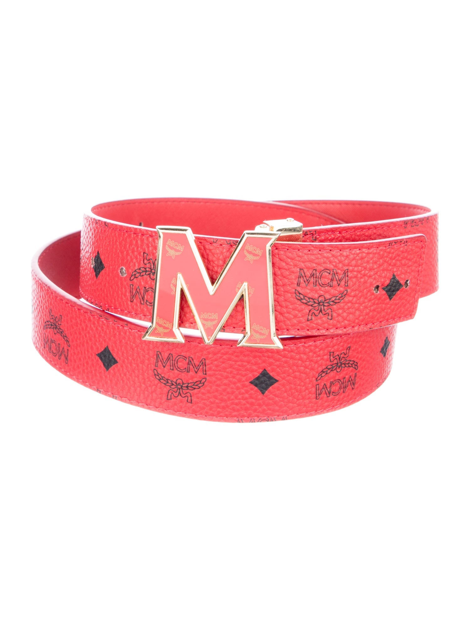 MCM Visetos Waist Belt