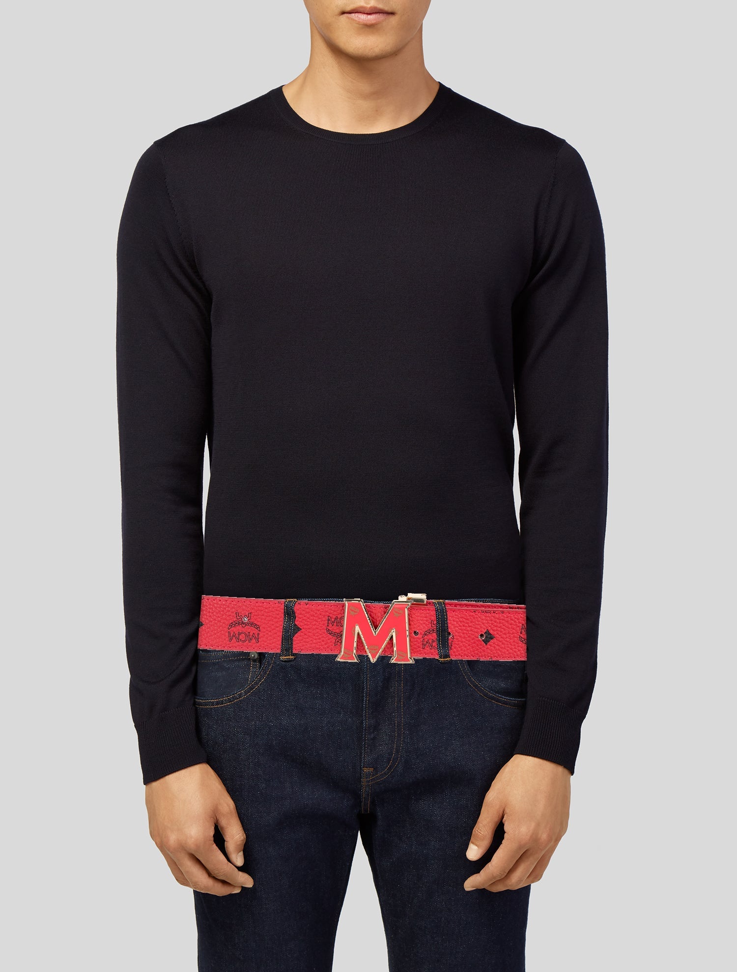 MCM Visetos Waist Belt