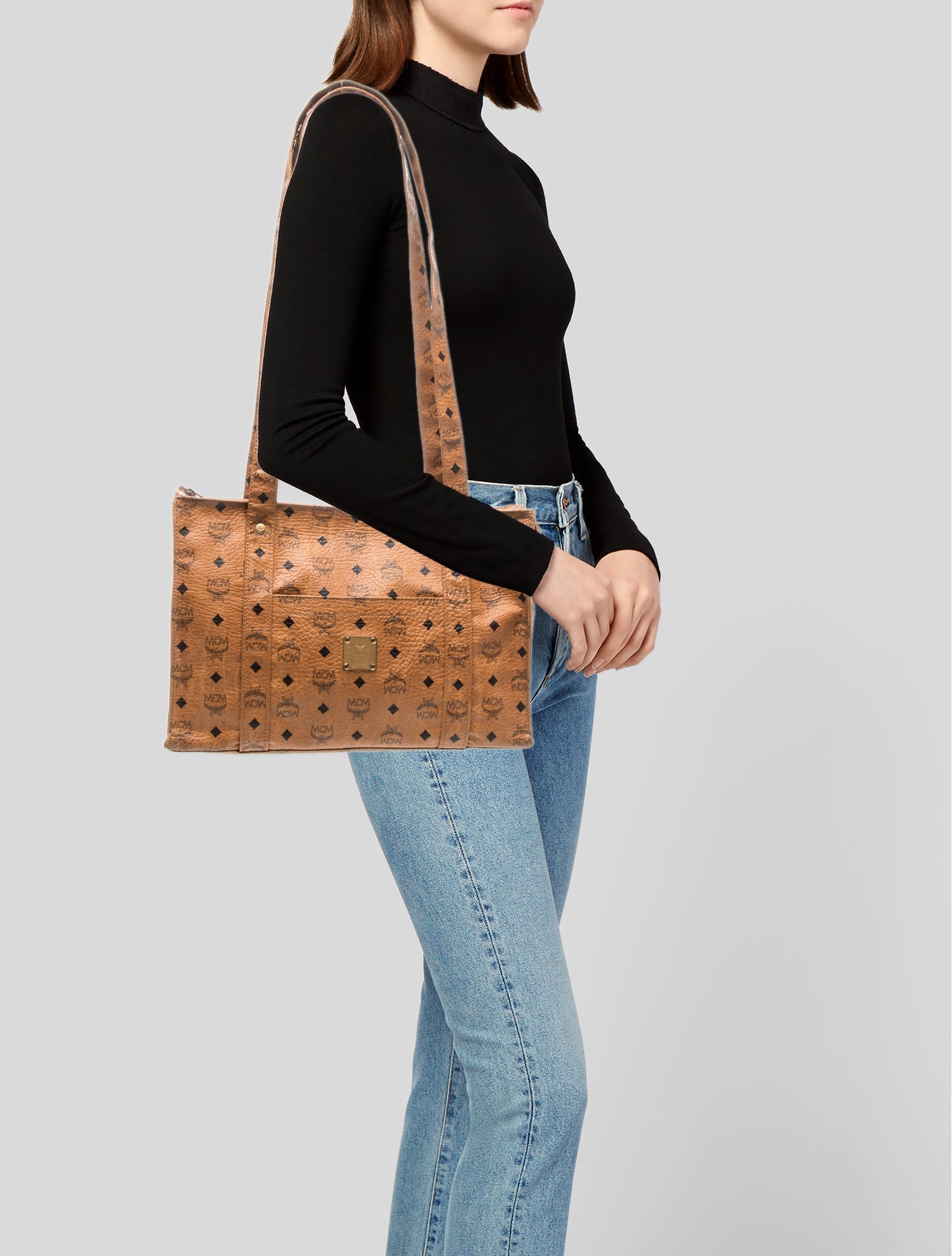 MCM Leather Shoulder Bag