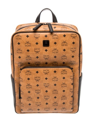 Pre-owned Mcm Backpack W/ Tags In Brown