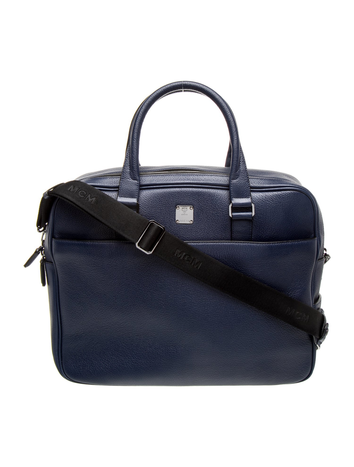 MCM Leather Messenger Bag