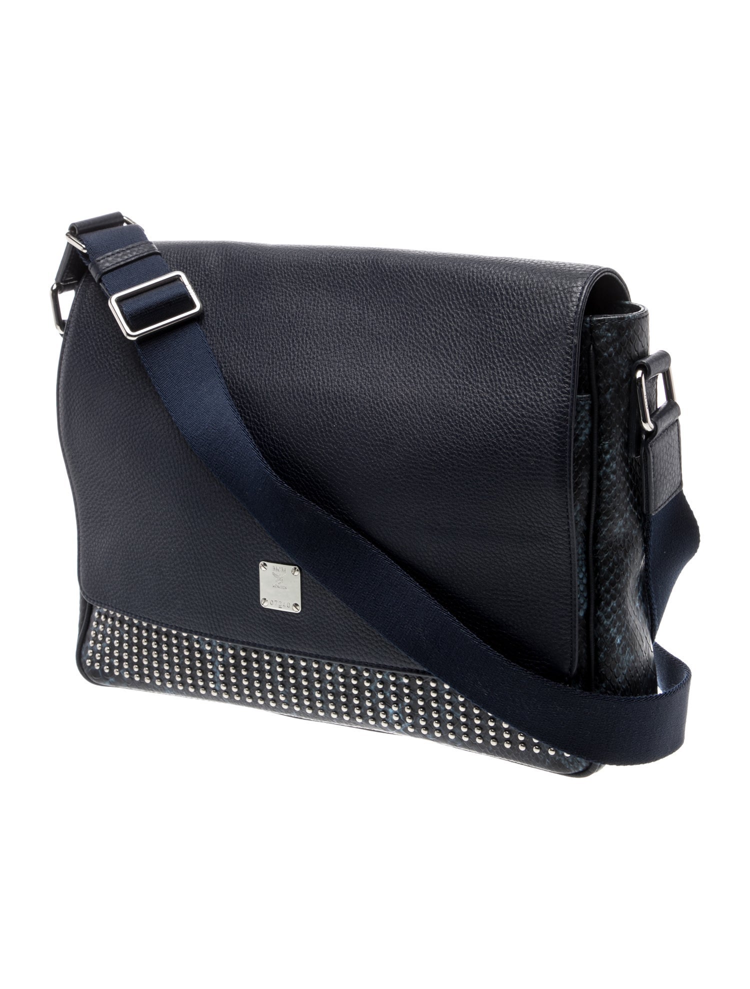 MCM Leather Messenger Bag