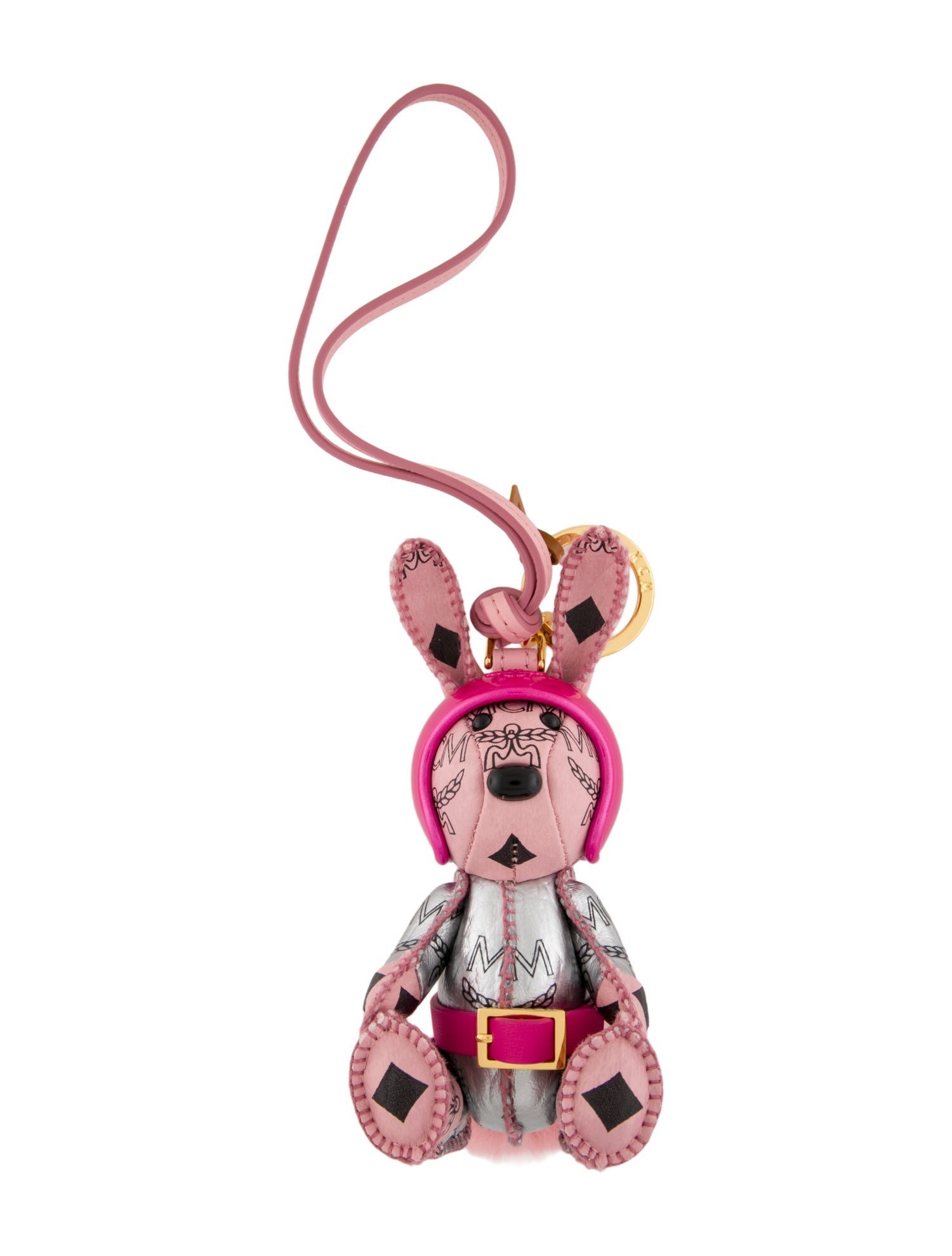 MCM Leather Bunny Bag Charm