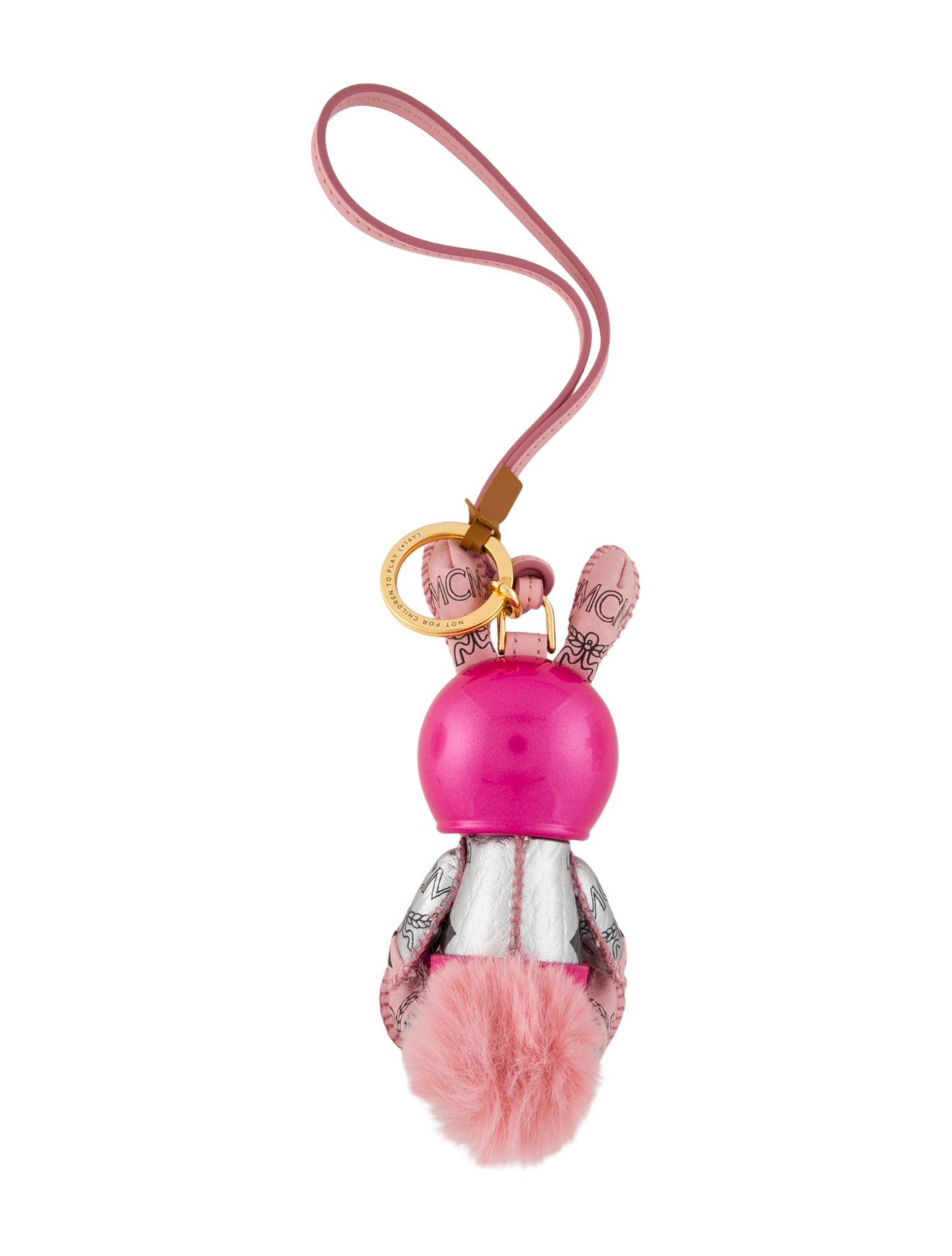 MCM Leather Bunny Bag Charm