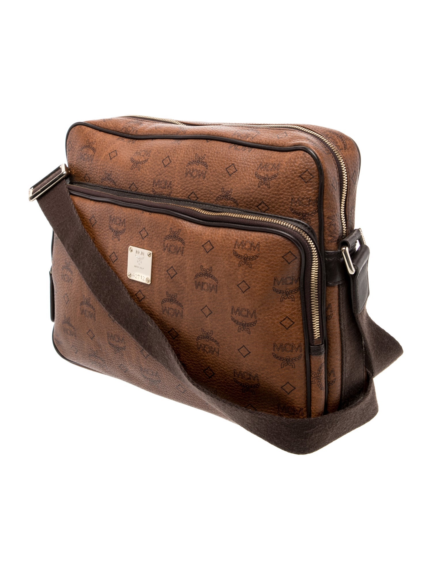 MCM Monogram Messenger Bag