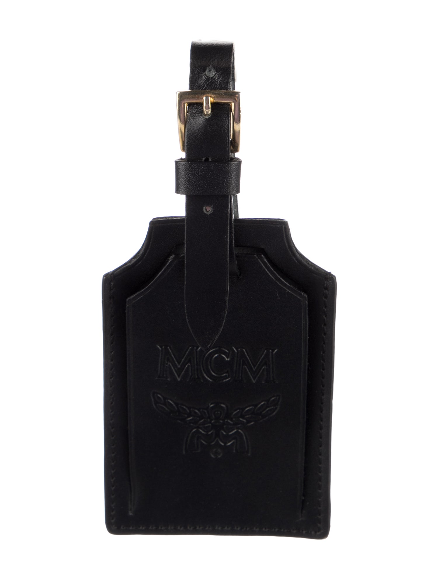 MCM Leather Luggage Tag