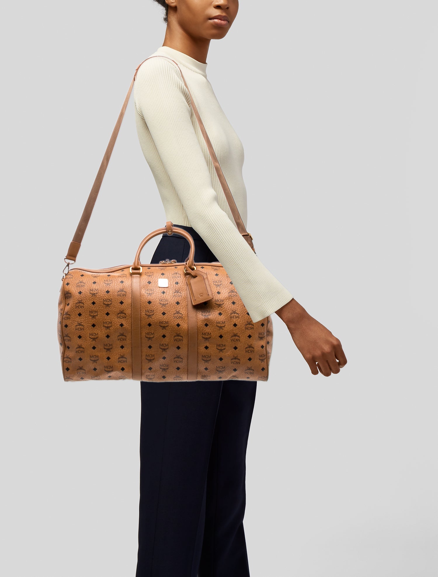 MCM Visetos Weekender Bag