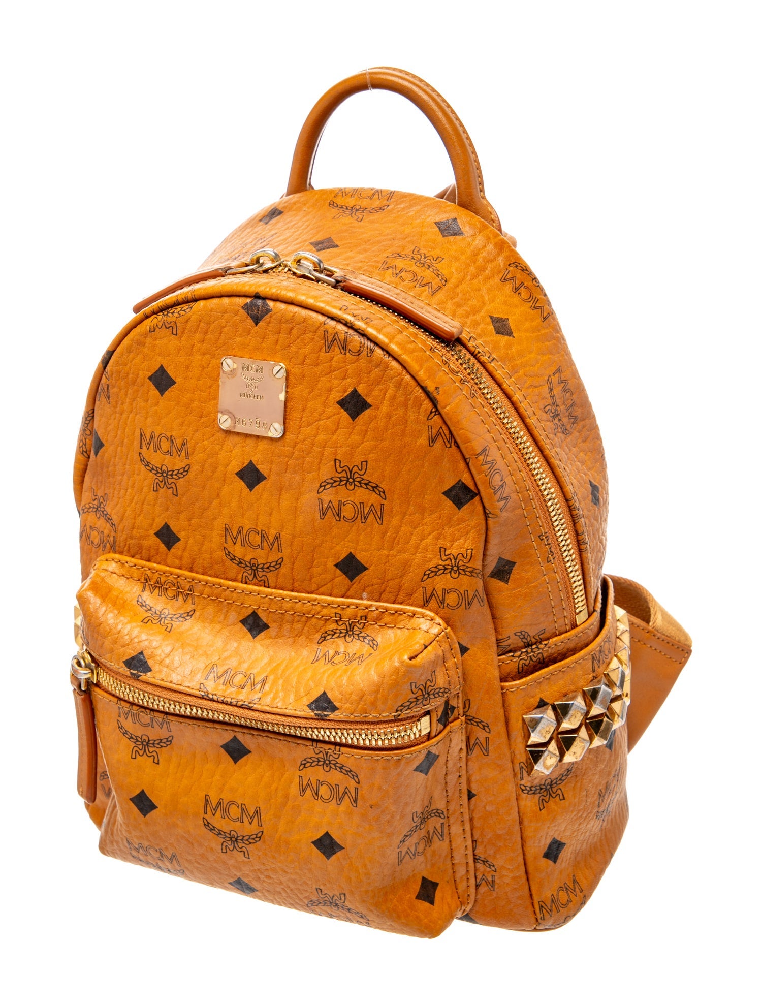 MCM Leather Backpack - Brown Backpacks, Handbags - W3070537 | The